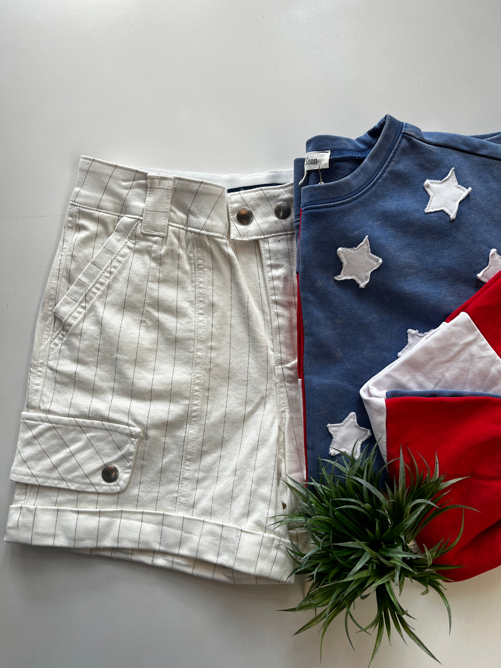 Sophia Stripe Short