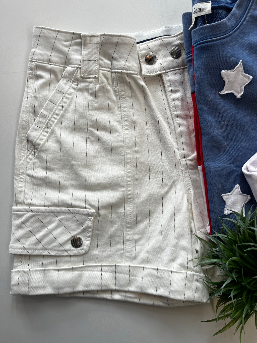Sophia Stripe Short