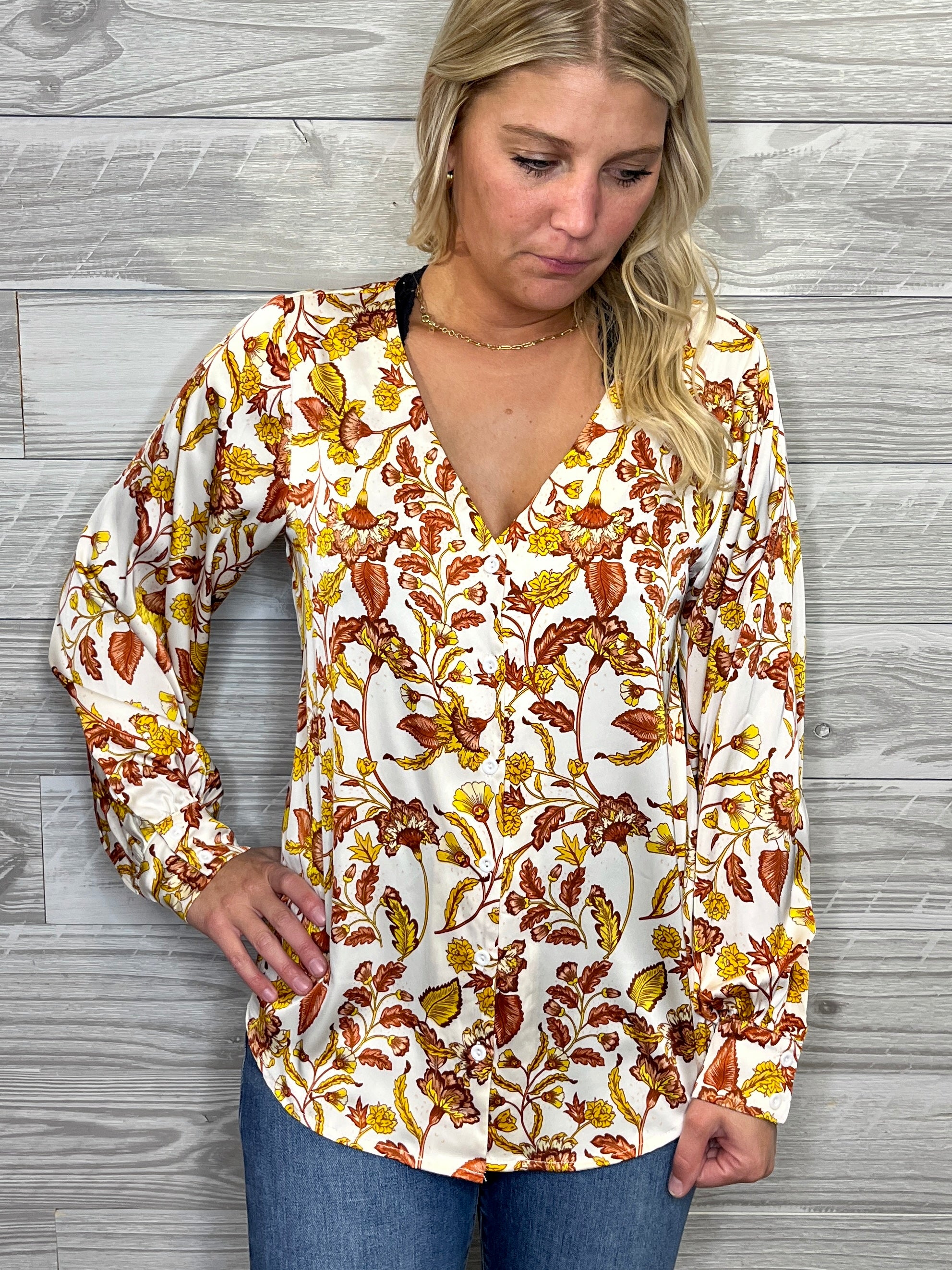 Ruthie Satin Blouse