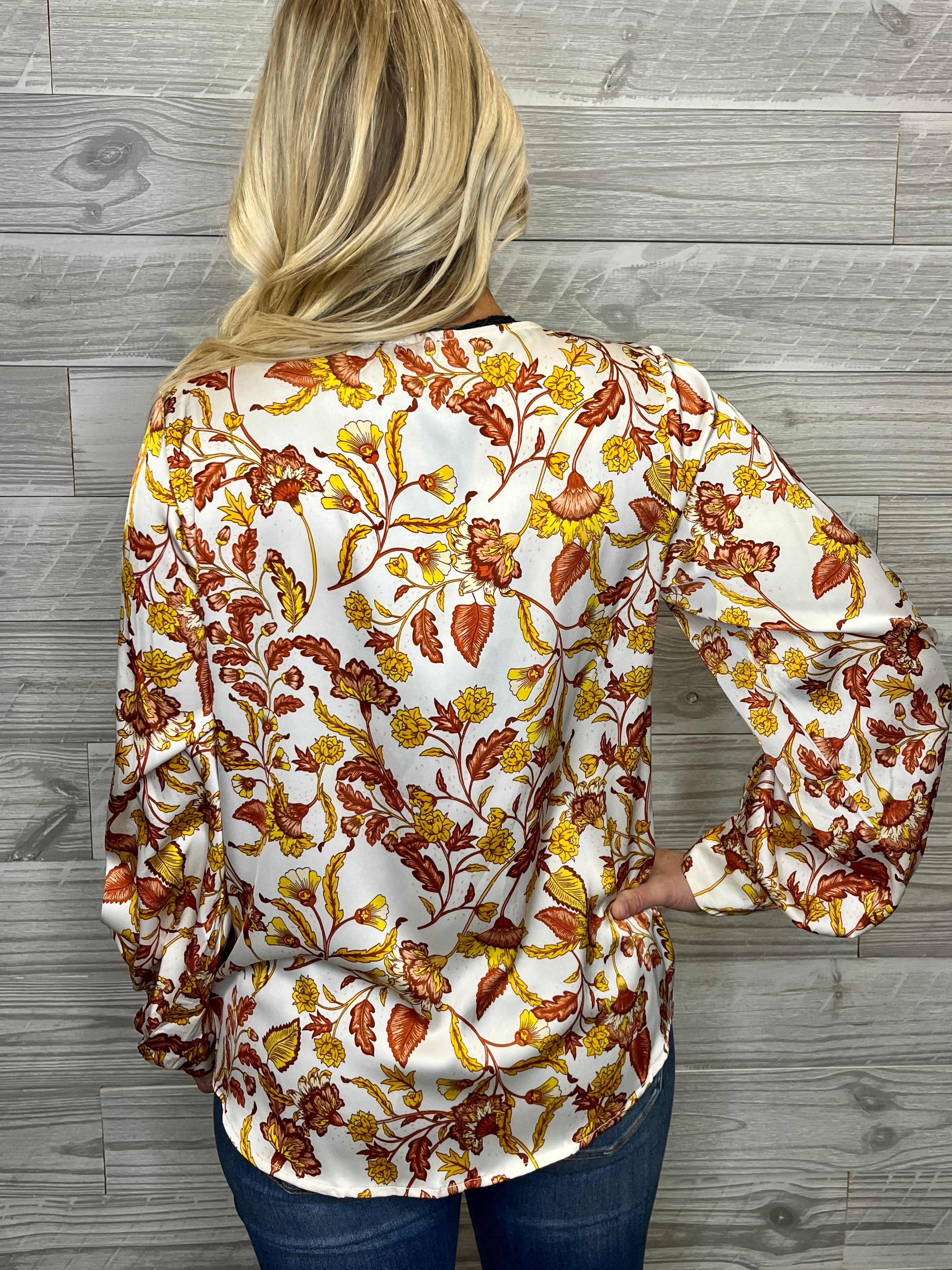 Ruthie Satin Blouse