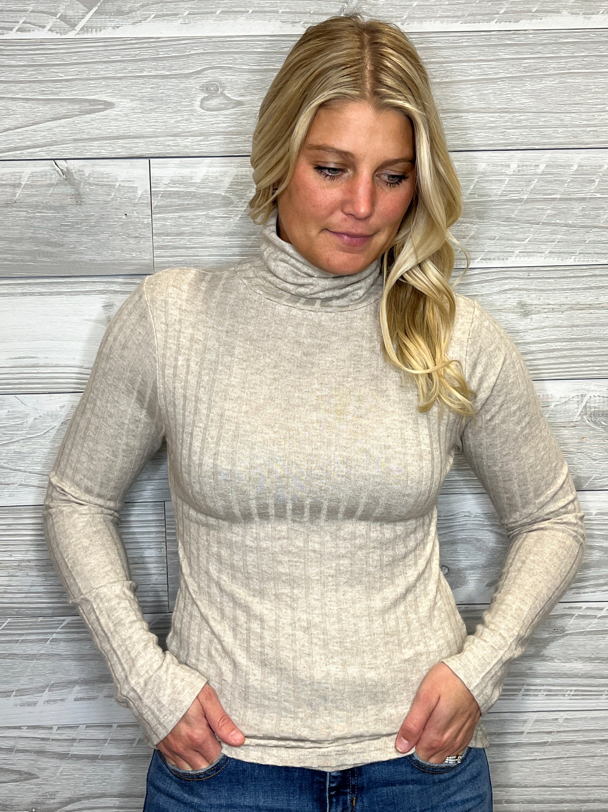 Roxette Ribbed Turtleneck