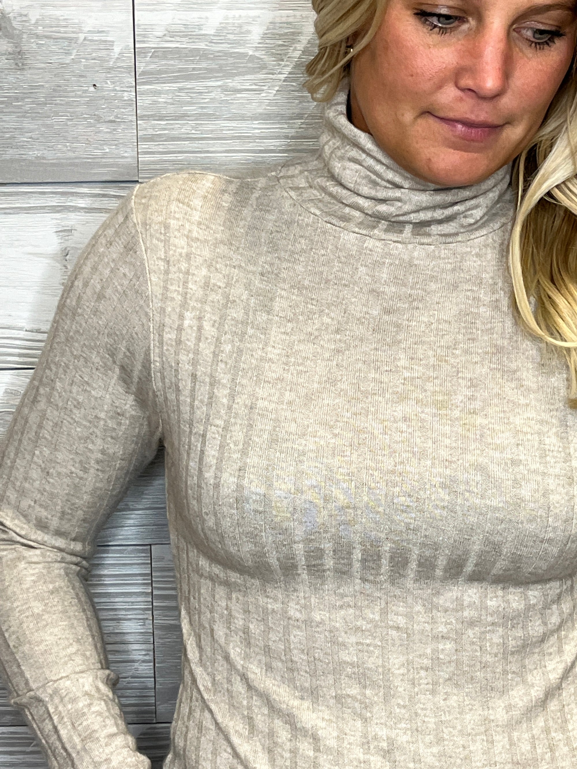 Roxette Ribbed Turtleneck