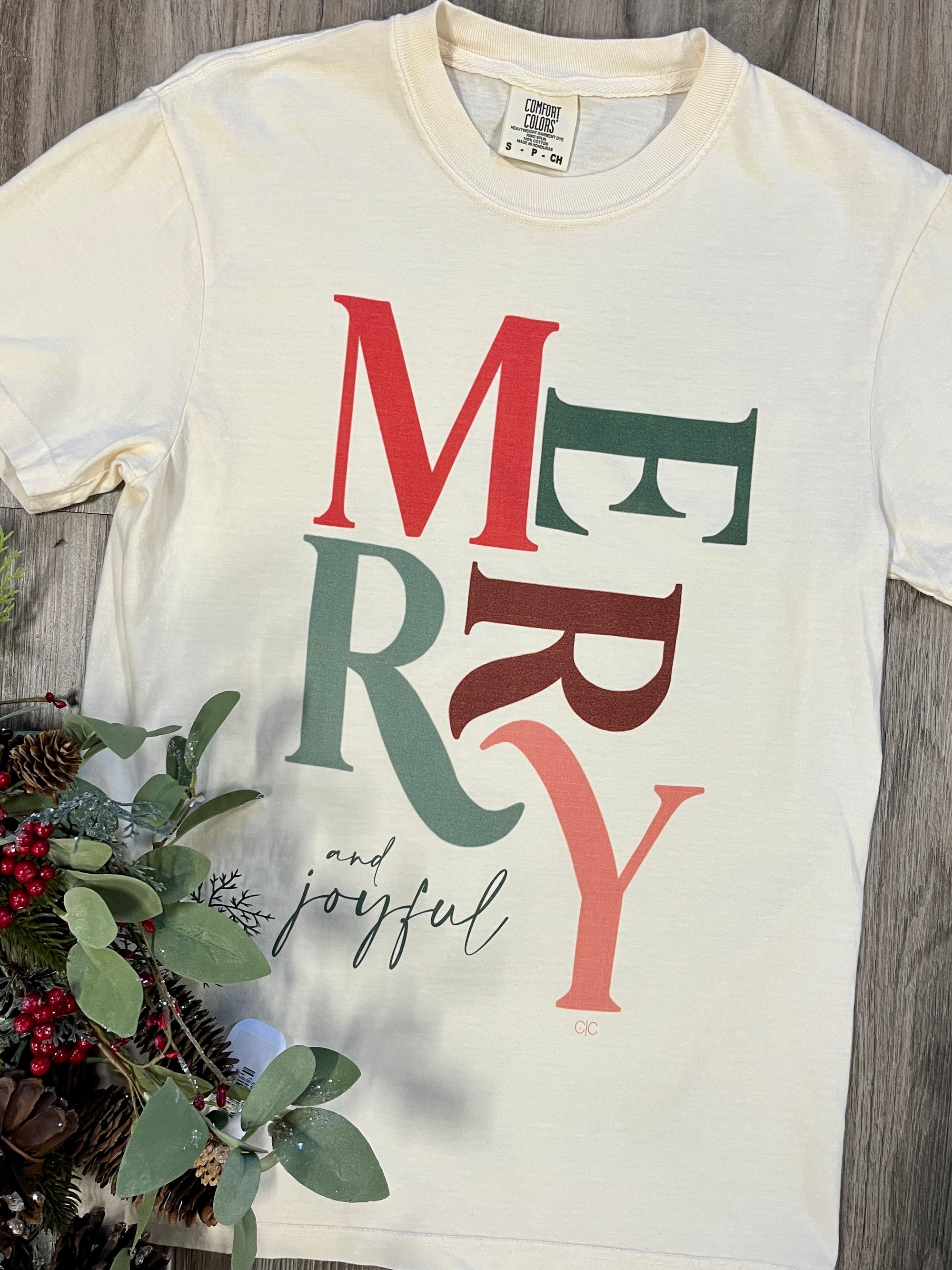 Merry + Joyful Graphic Tee