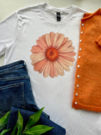 Pink Daisy Graphic Tee