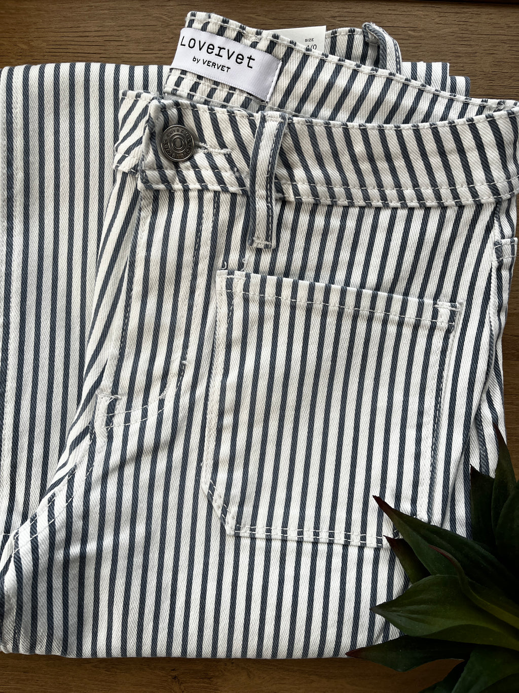 Serena Stripe Denim