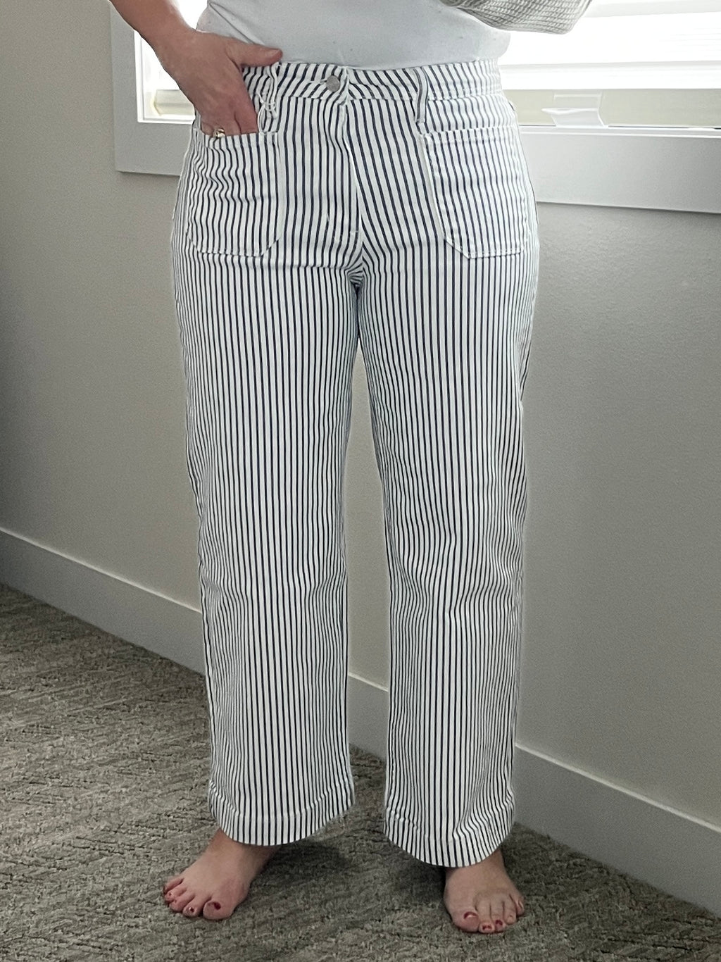Serena Stripe Denim