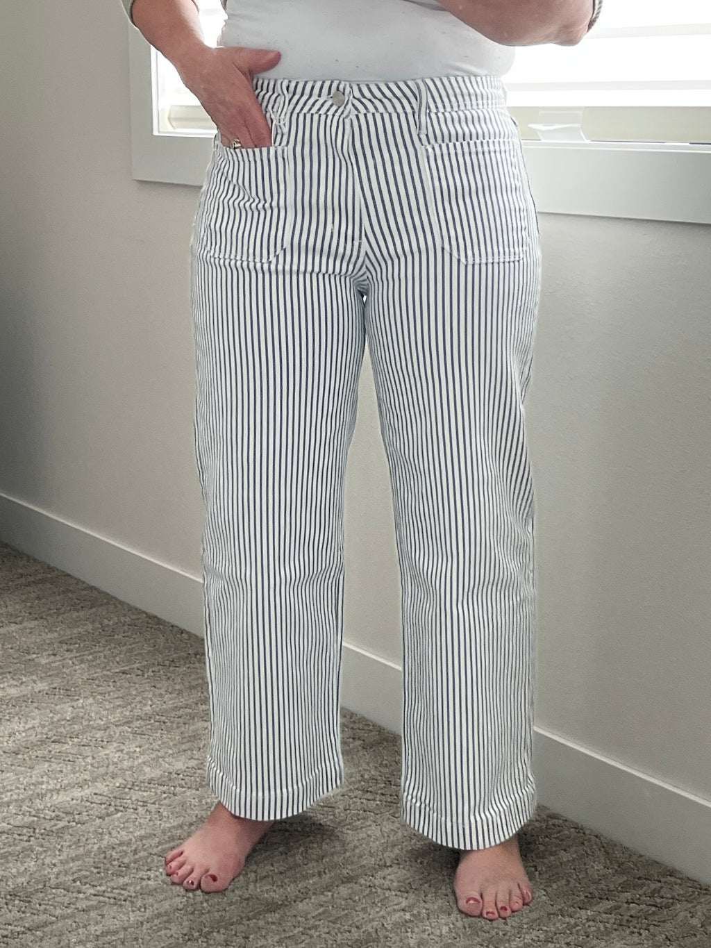 Serena Stripe Denim