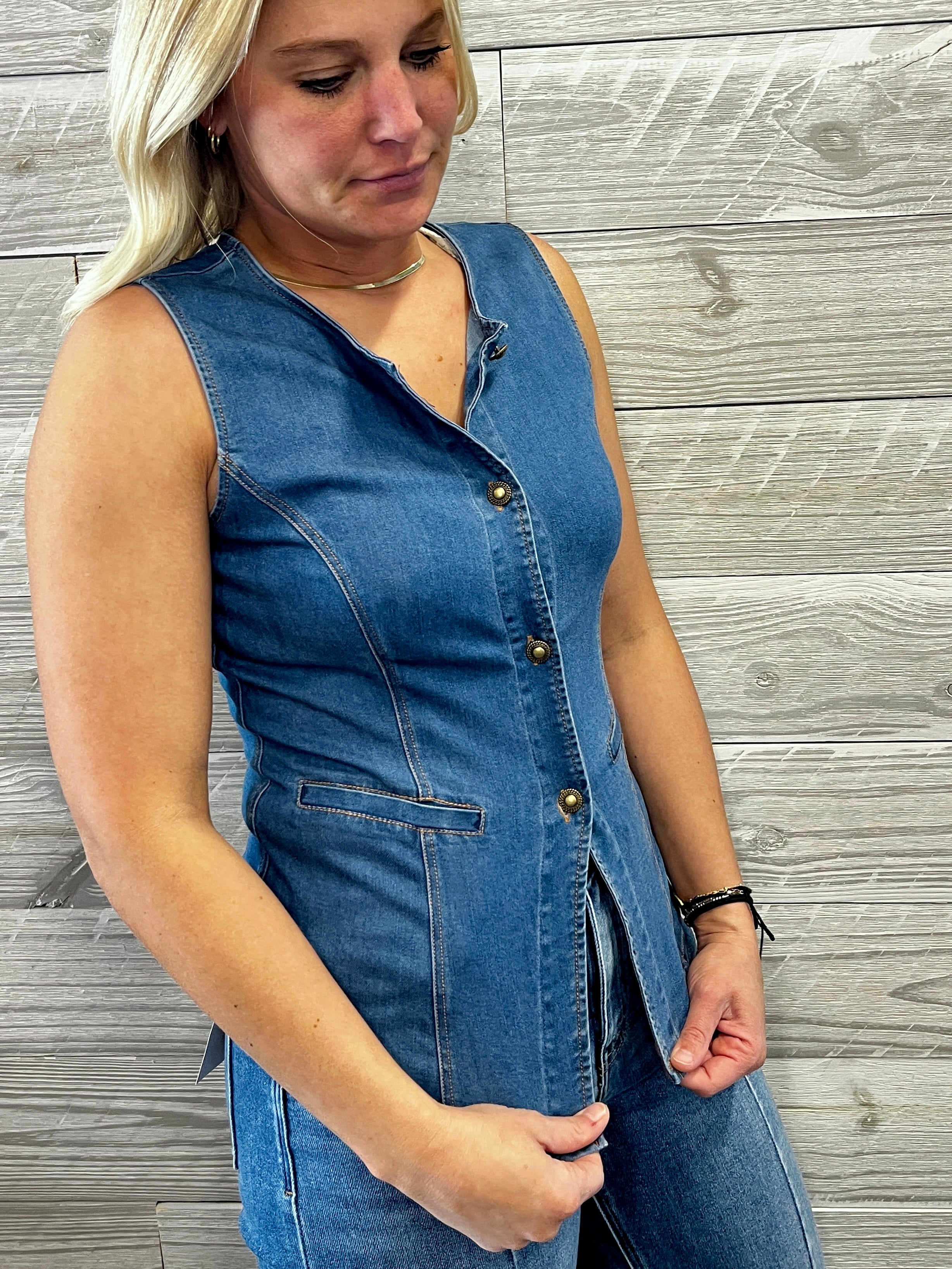 Erica Denim Vest