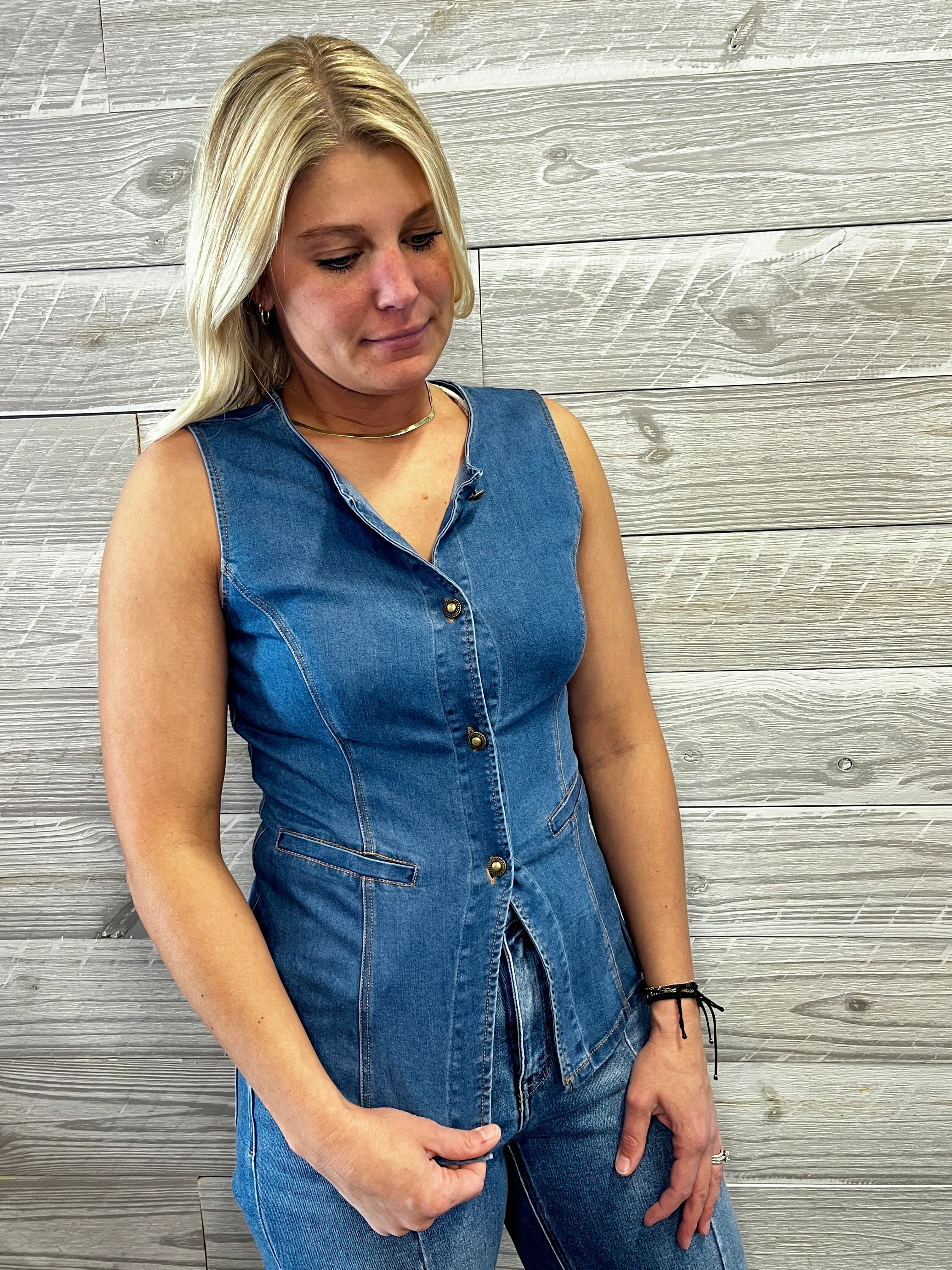 Erica Denim Vest