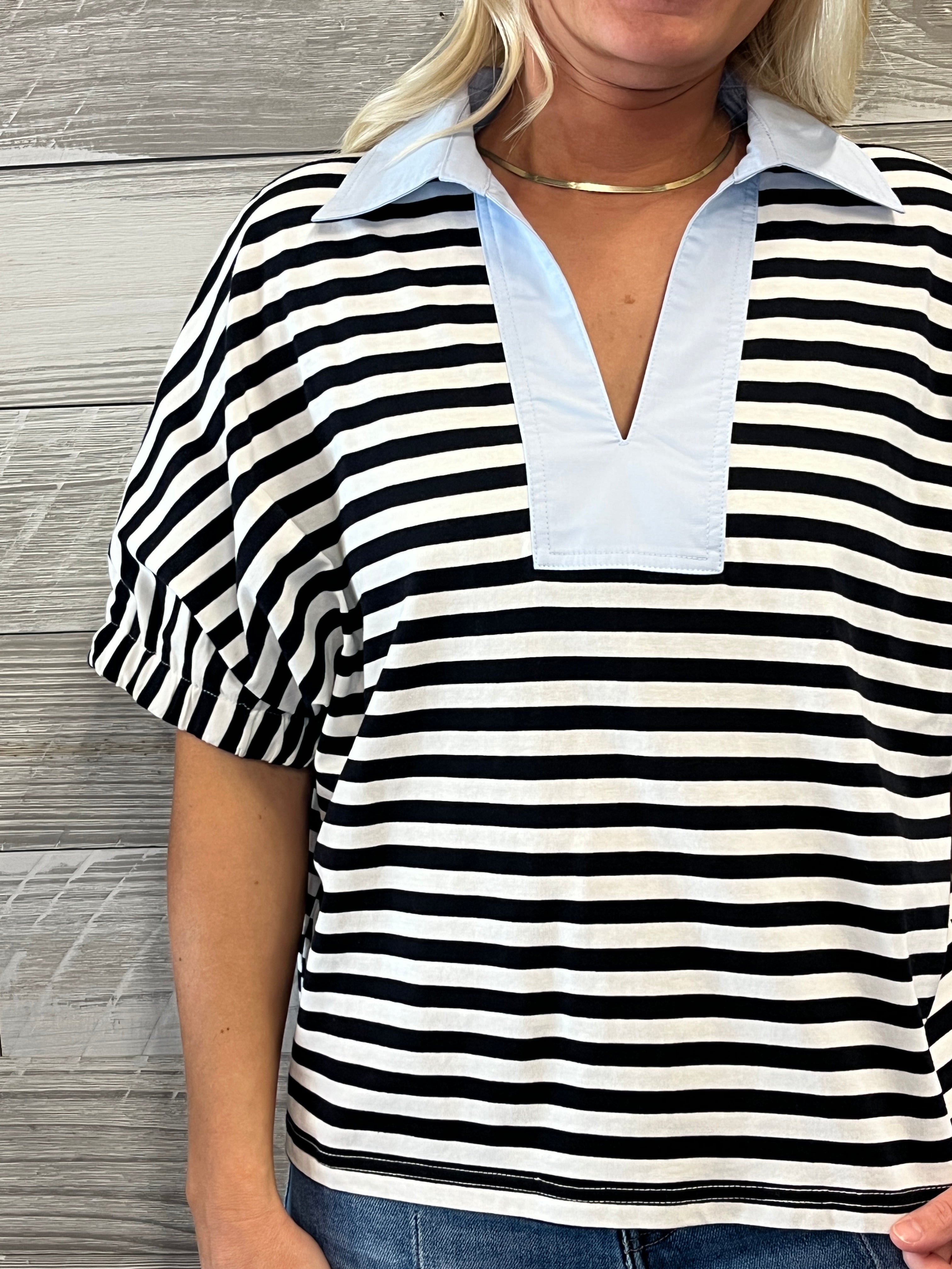 Kara Striped Top