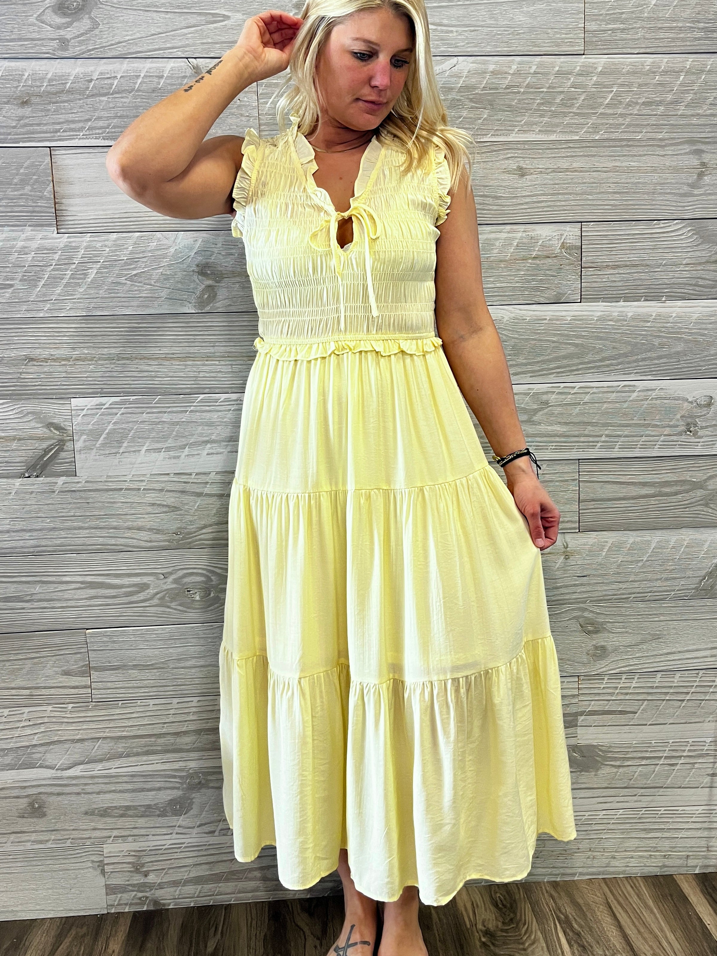 Rena Yellow Dress