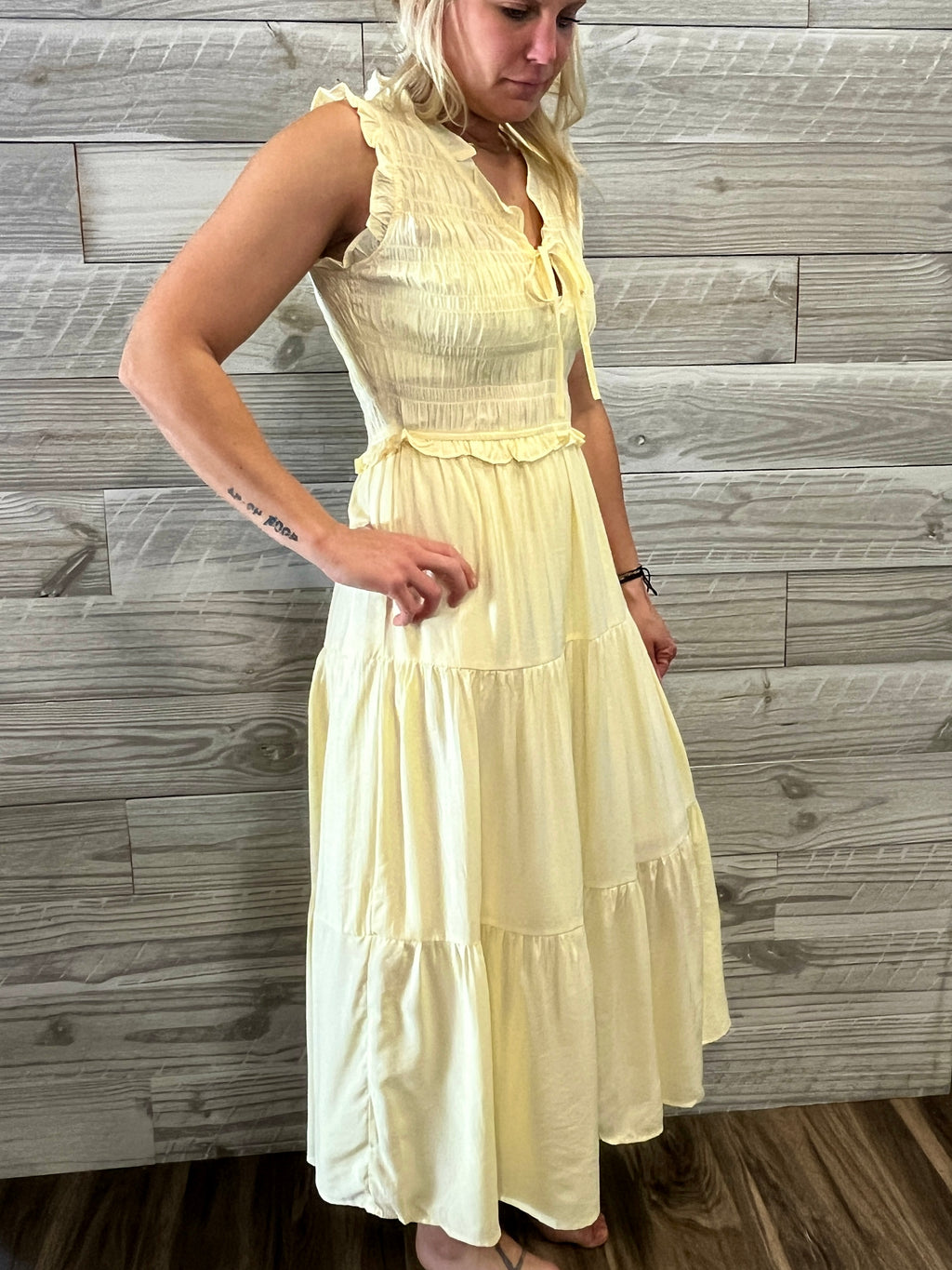 Rena Yellow Dress