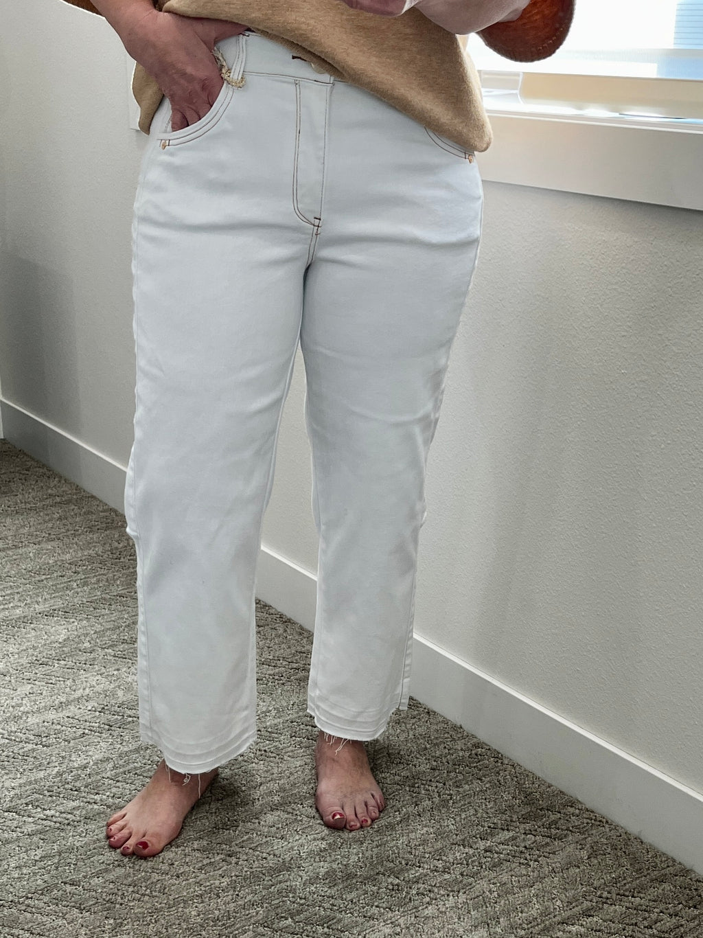 Democracy Whitney White Denim