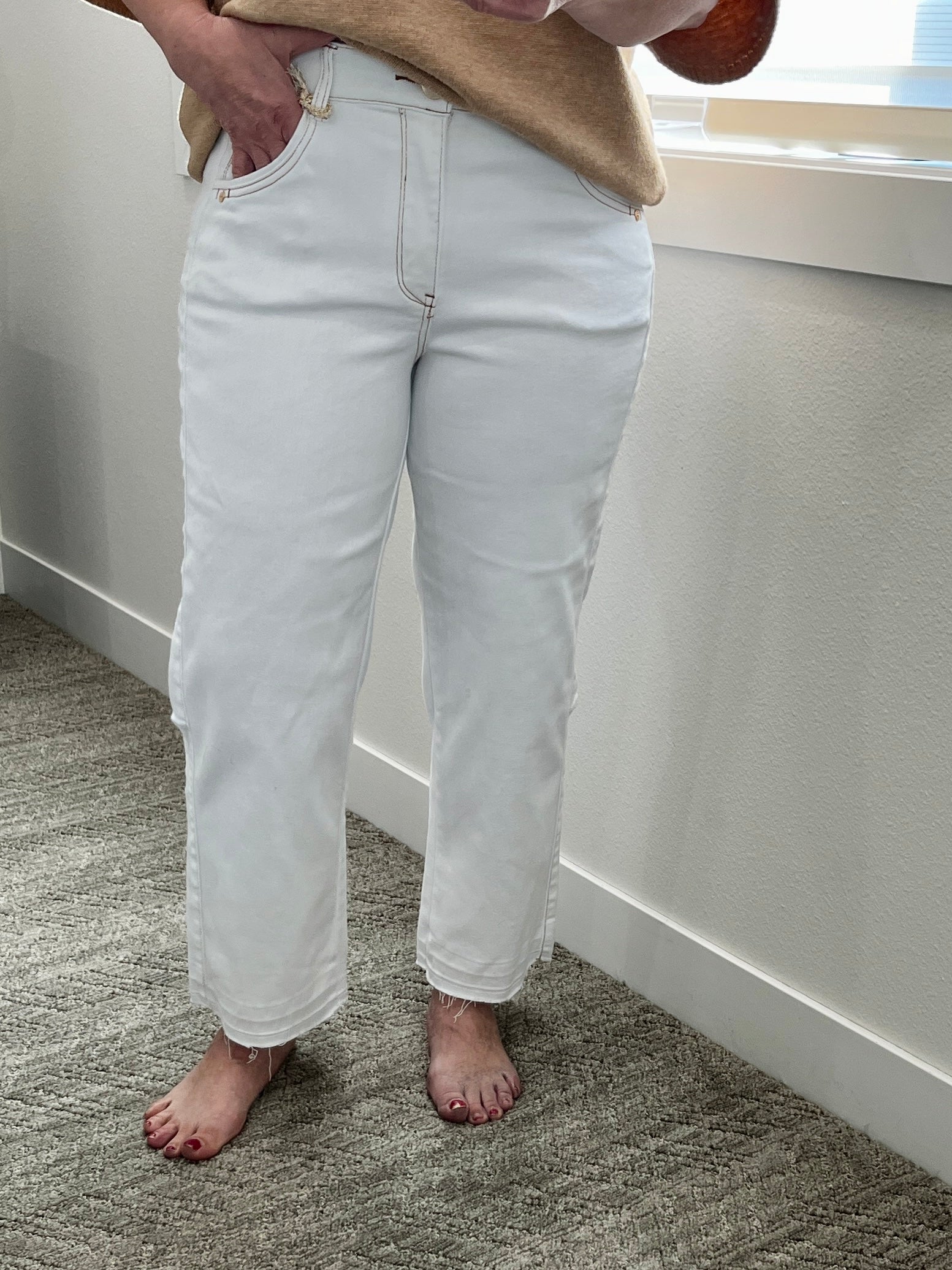 Democracy Whitney White Denim