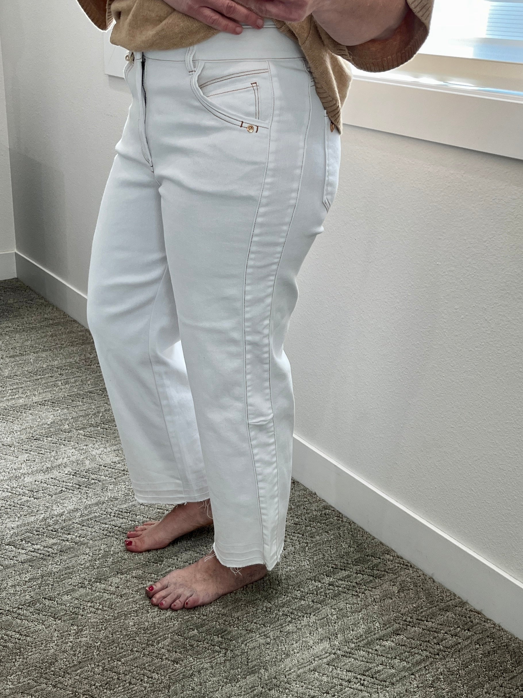 Democracy Whitney White Denim