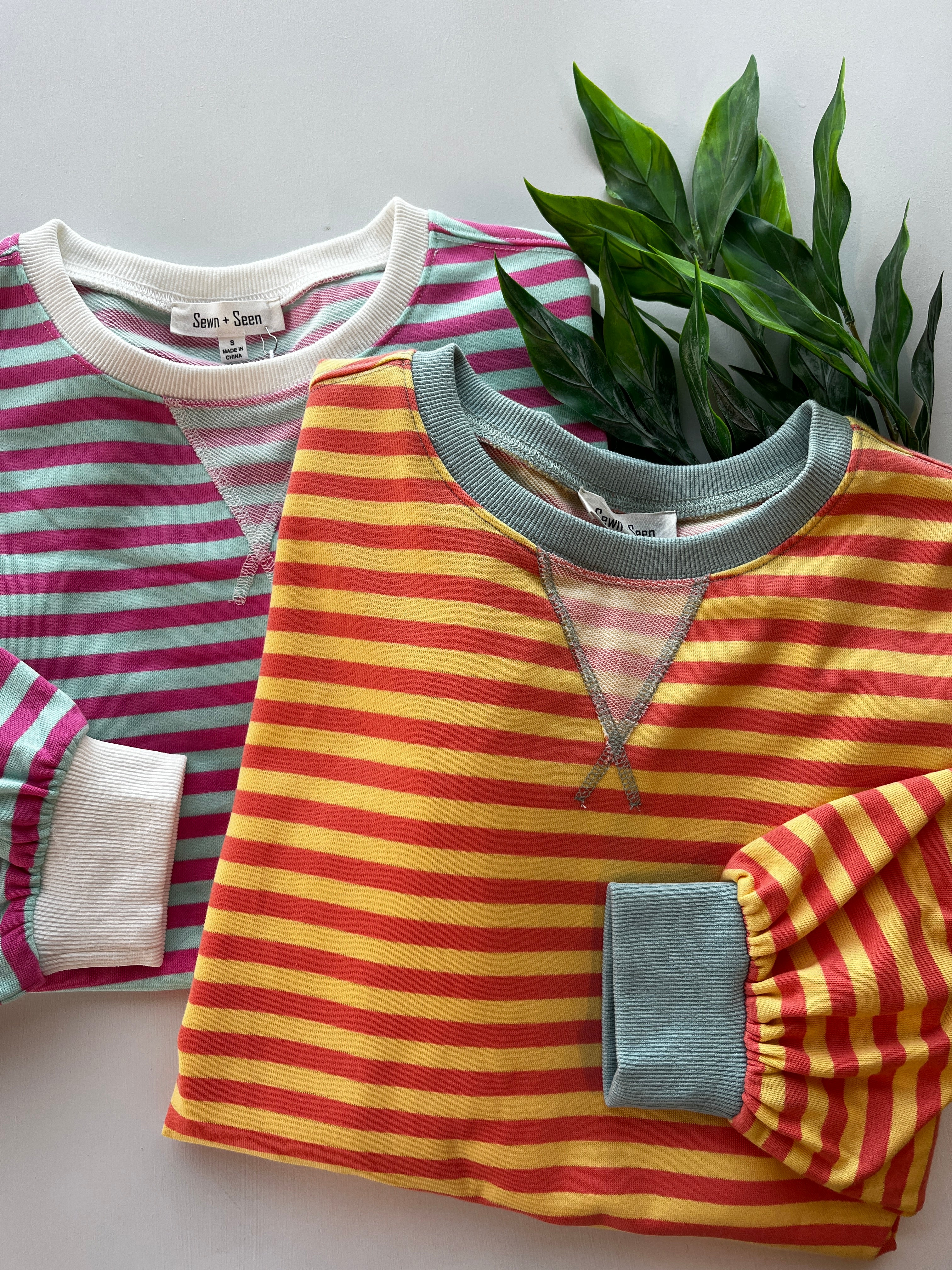 Greta Stripe Sweatshirt