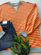 Greta Stripe Sweatshirt