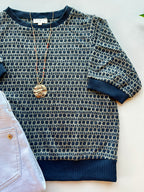 Nina Navy Top