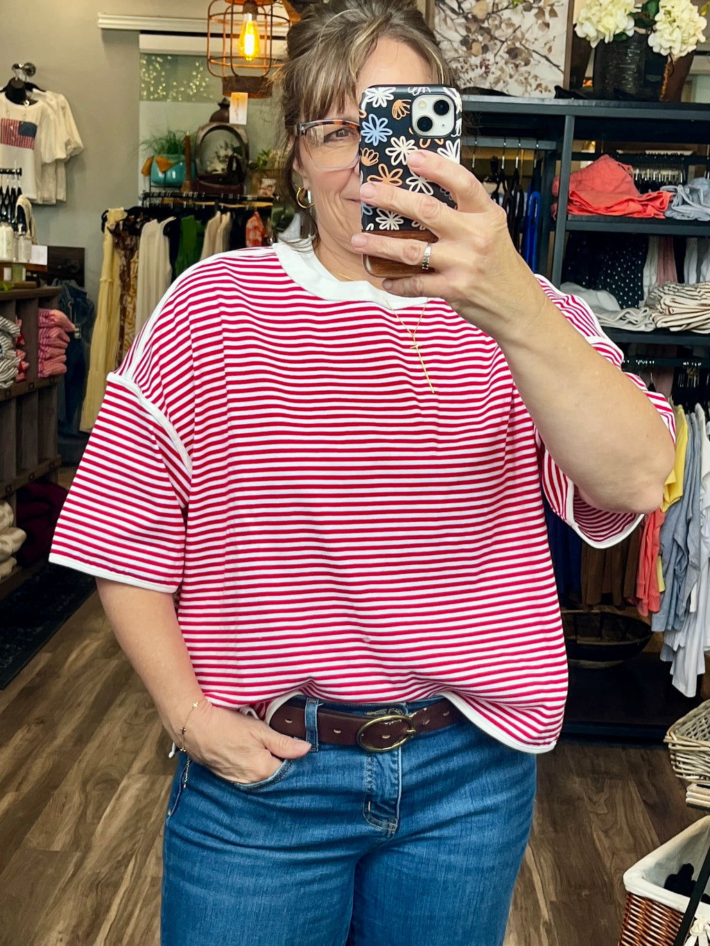 Eleanor Stripe Top
