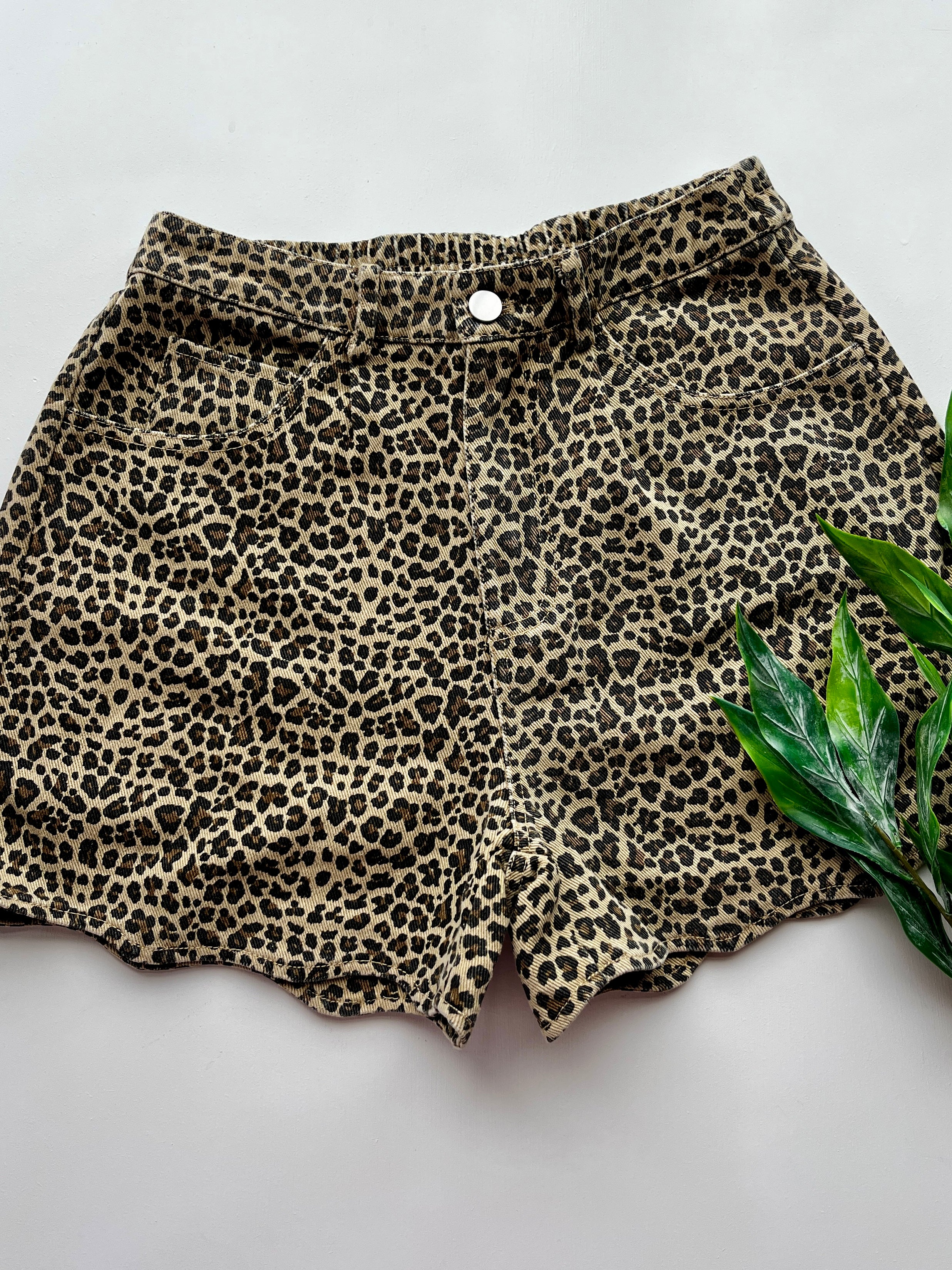 Lenny Leopard Shorts
