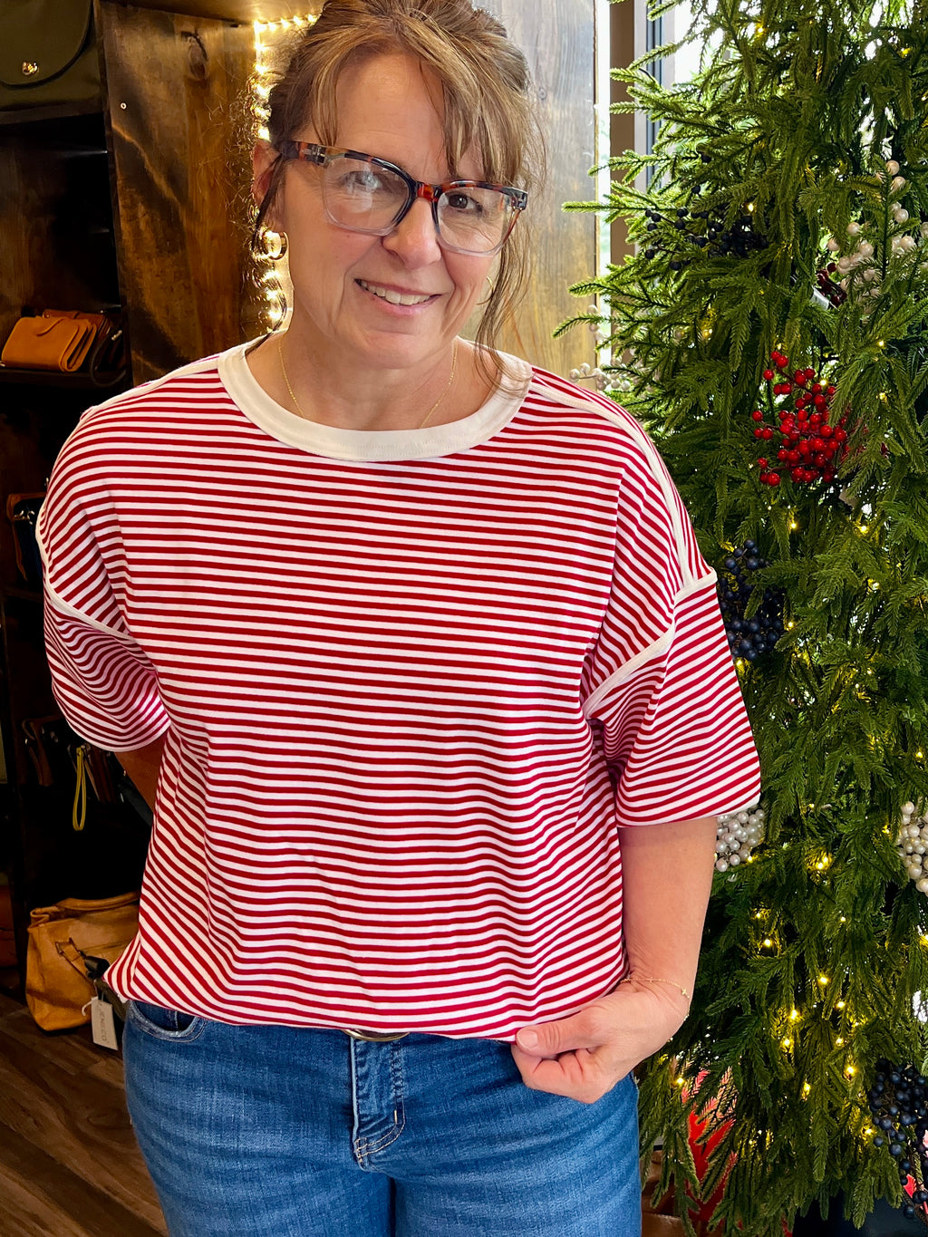 Eleanor Stripe Top