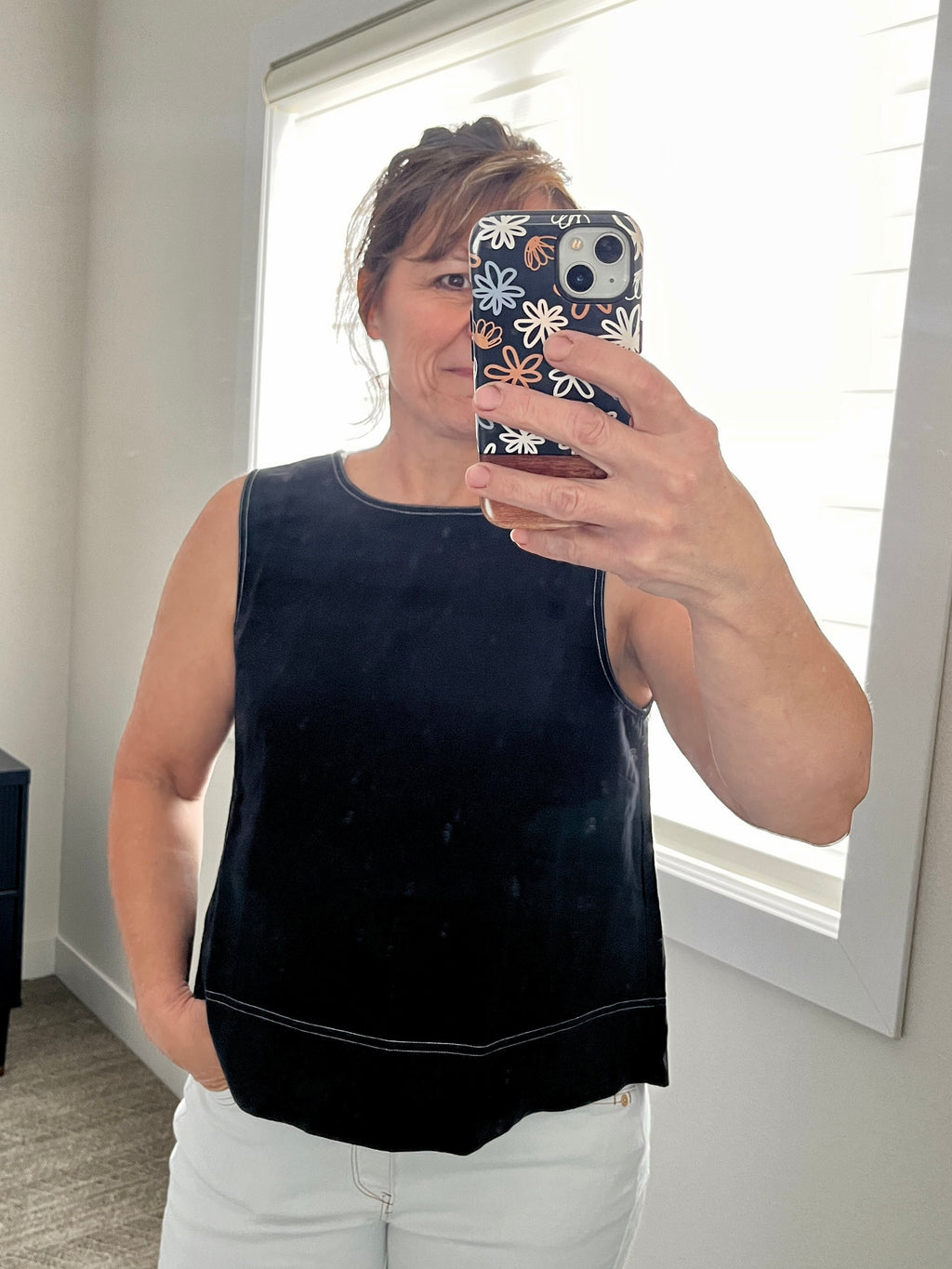 Chesney Charcoal Top