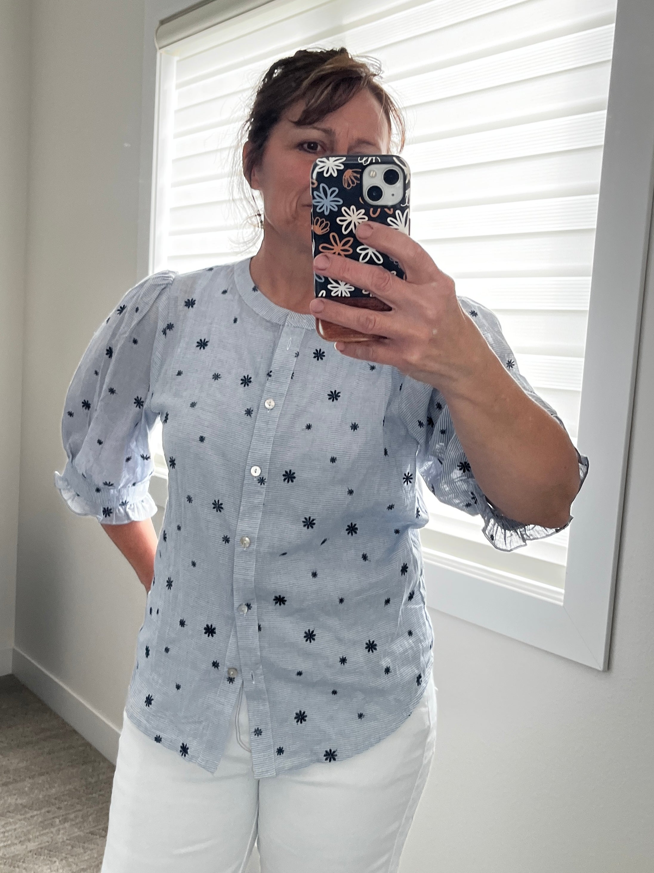 Tierney Navy Top
