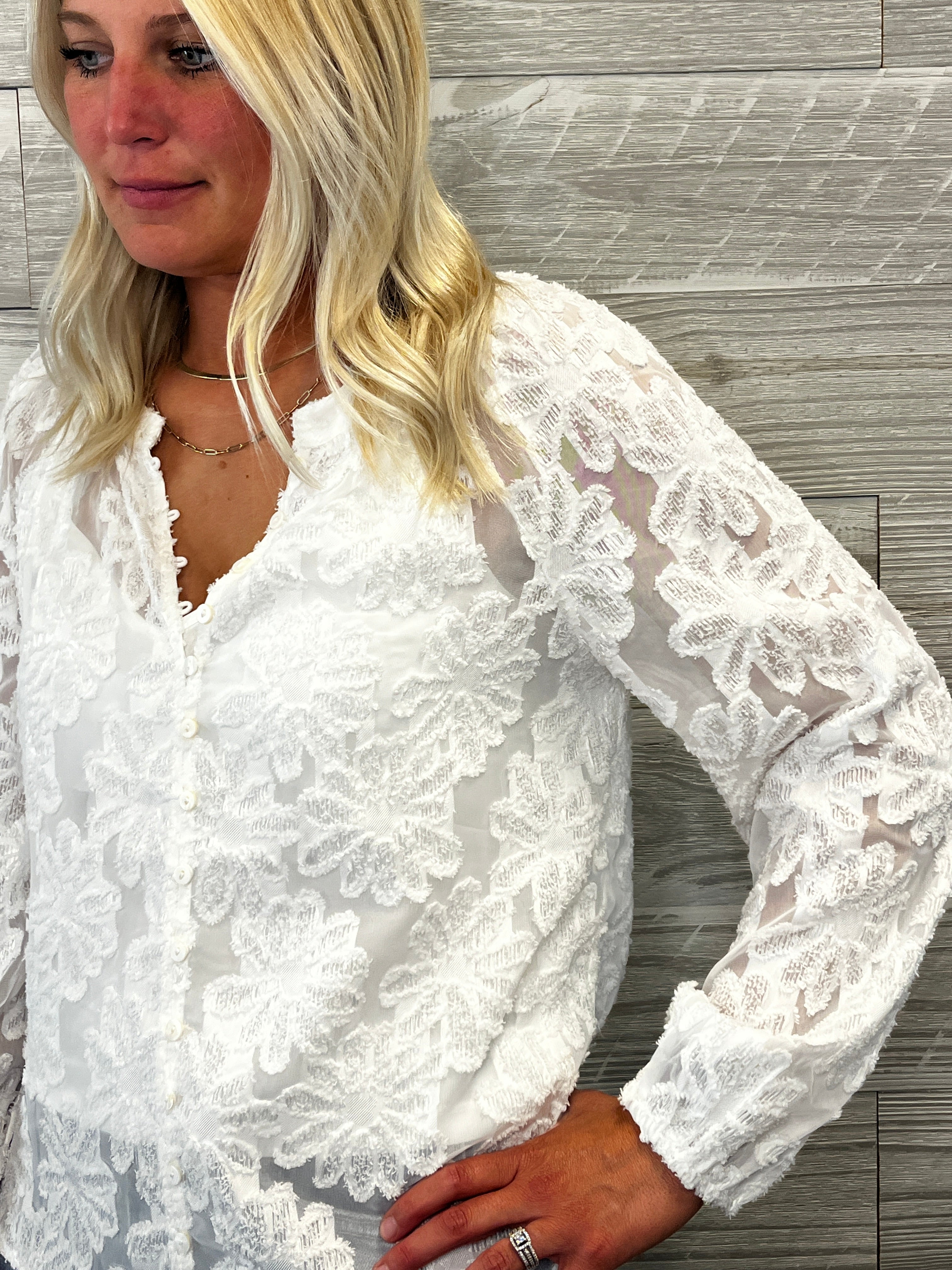 Lucy Button Top