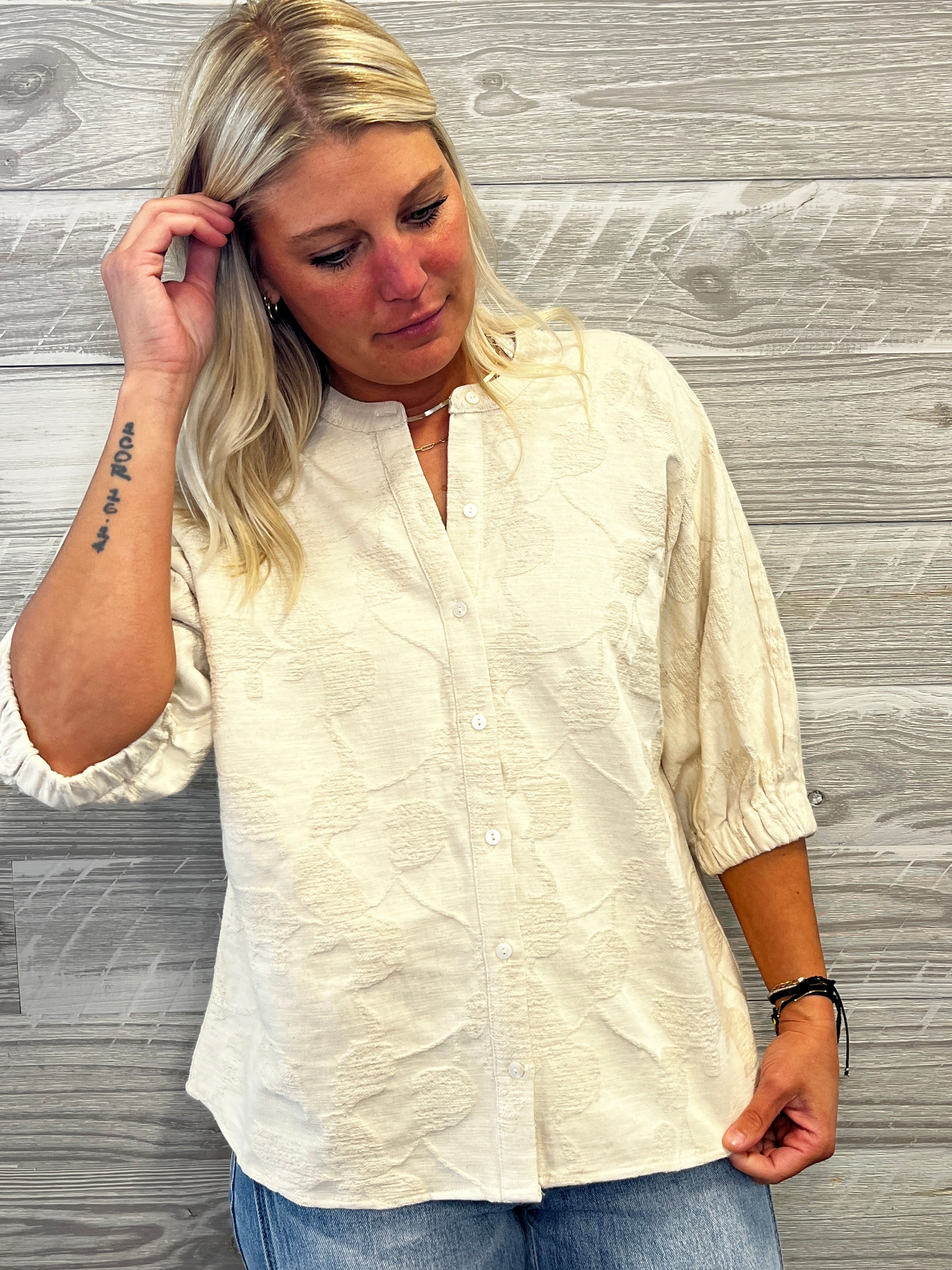 Nadia Linen Top