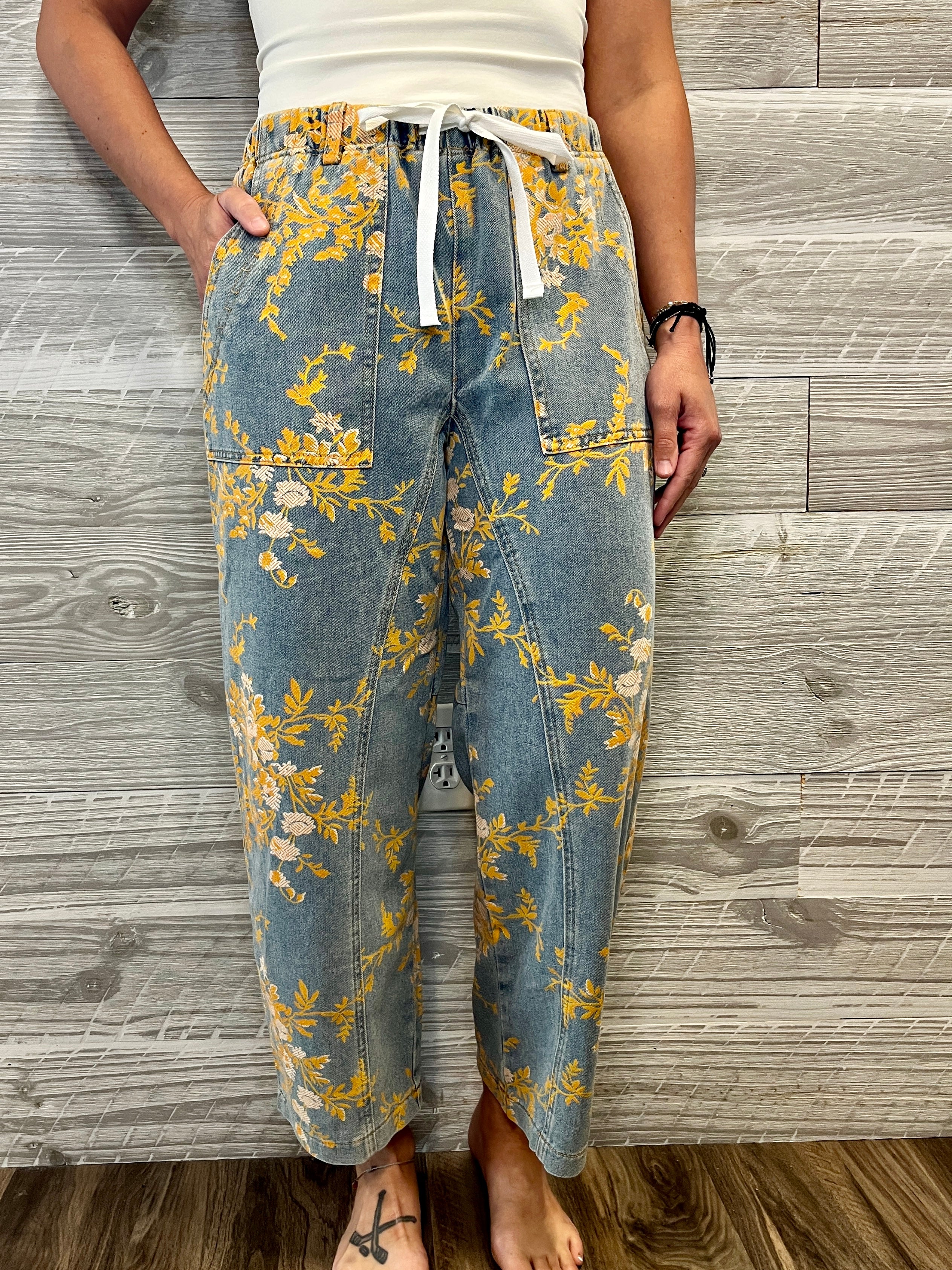 Baylee Floral Denim