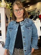 Ruby Ruffle Denim Jacket