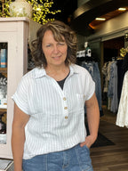Cagney Stripe Top