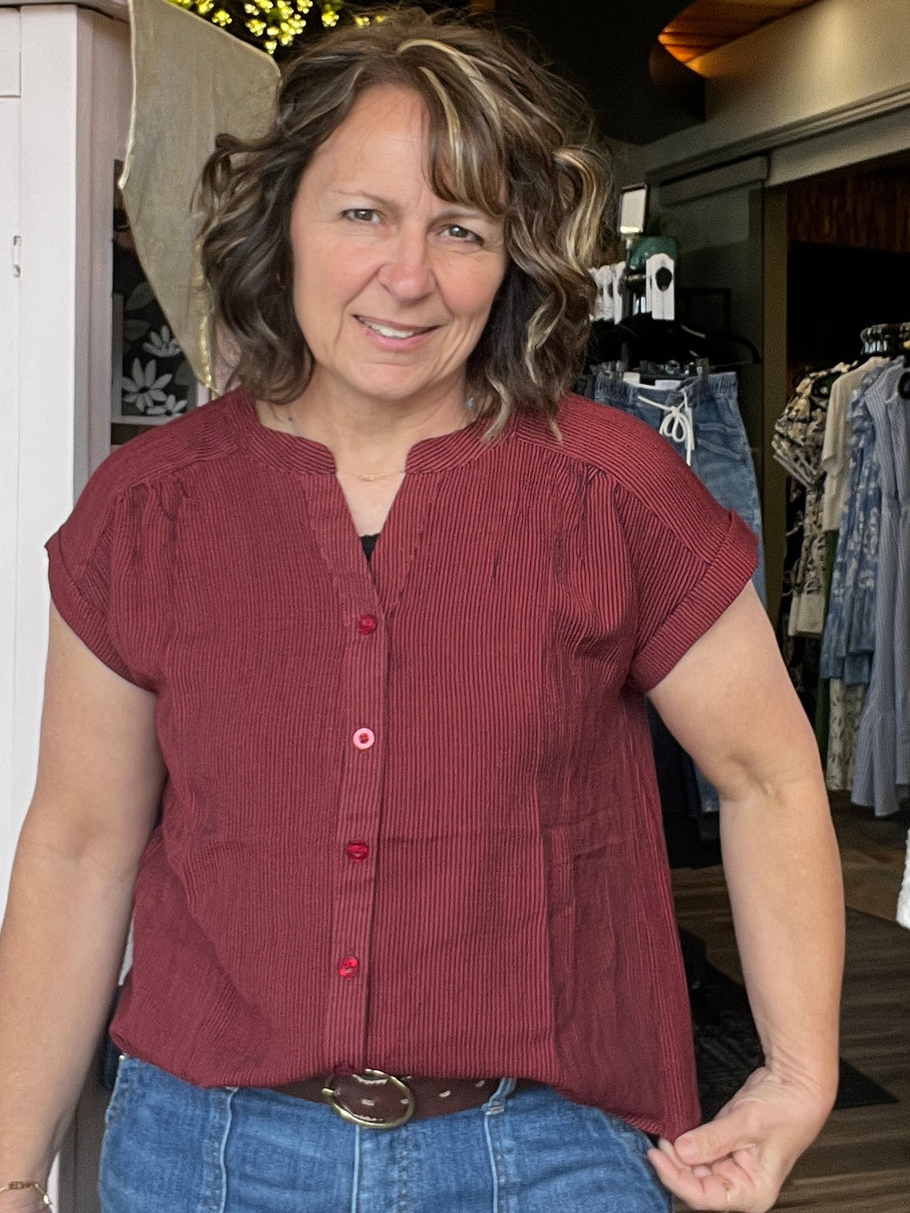 Scarlette Stripe Top