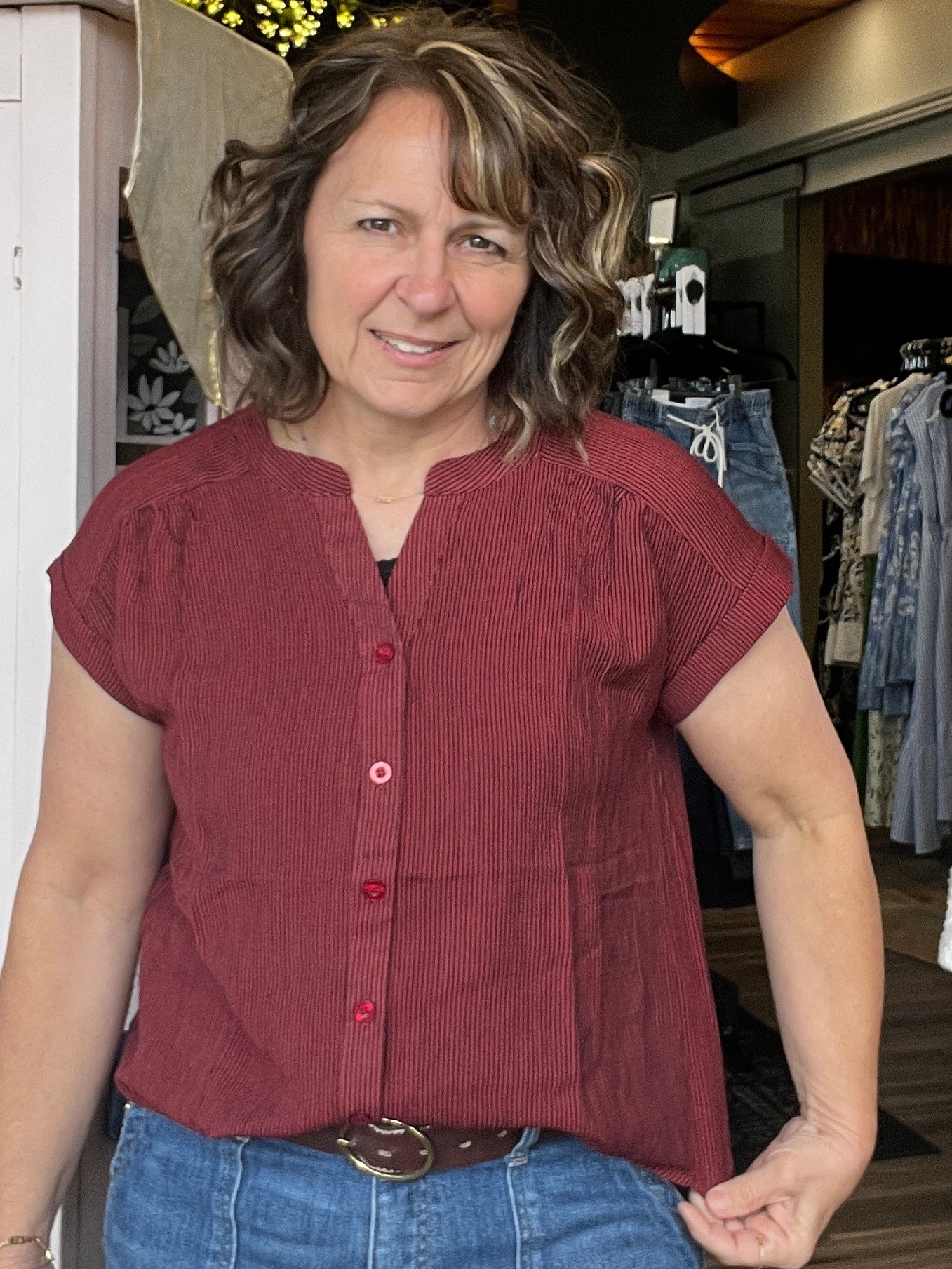 Scarlette Stripe Top