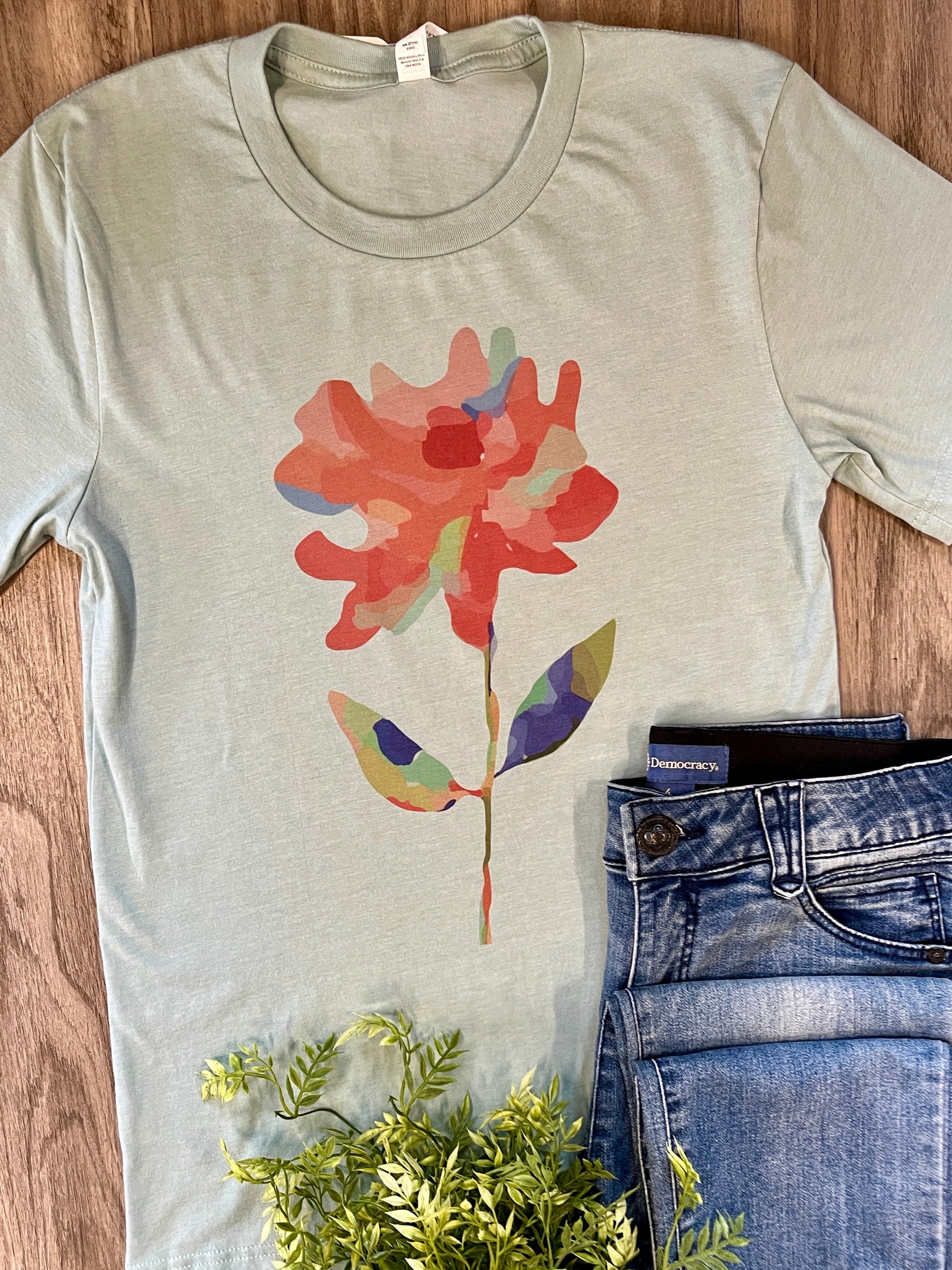 Watercolor Floral Graphic Tee