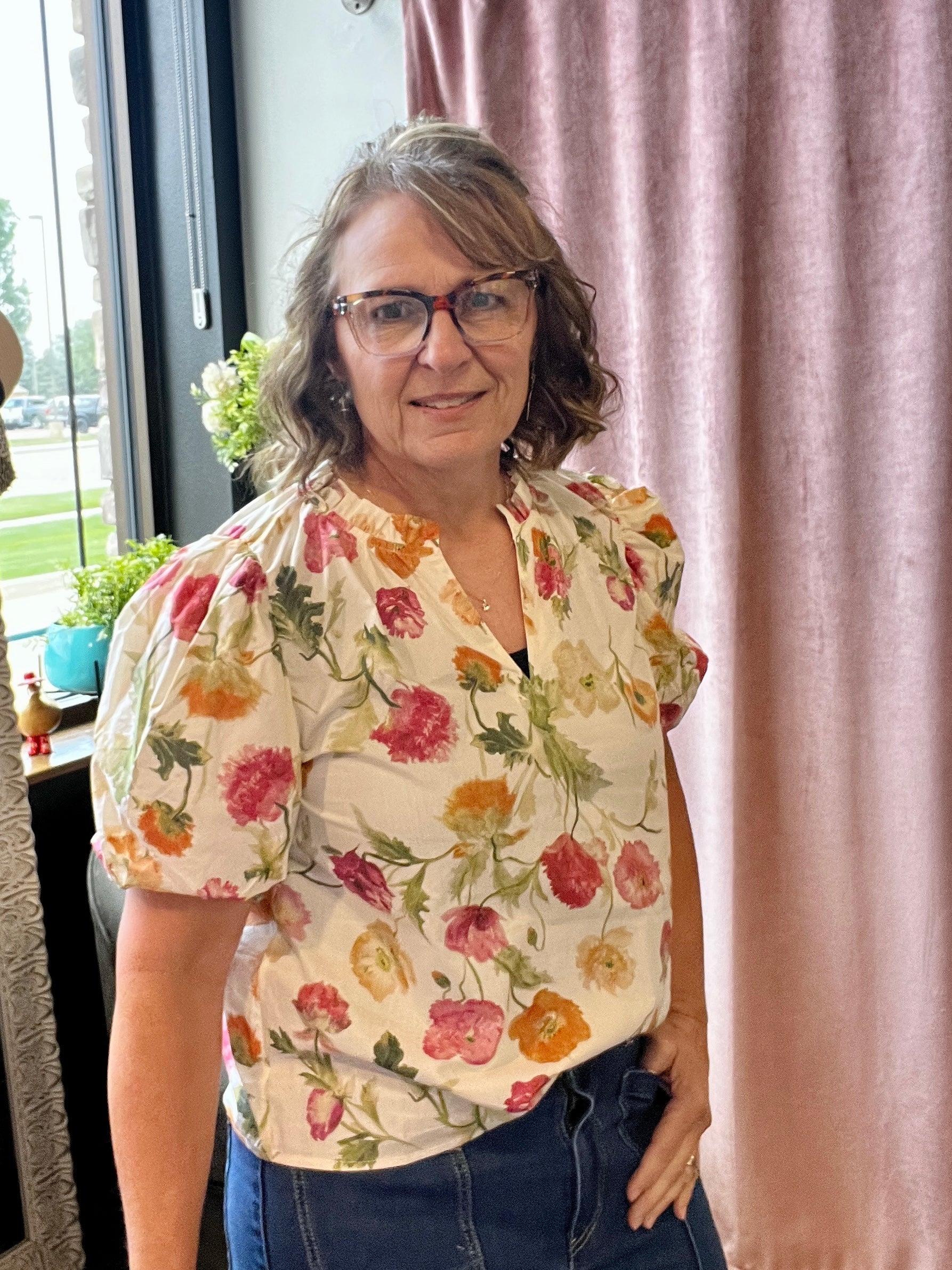 Rosie Floral Top
