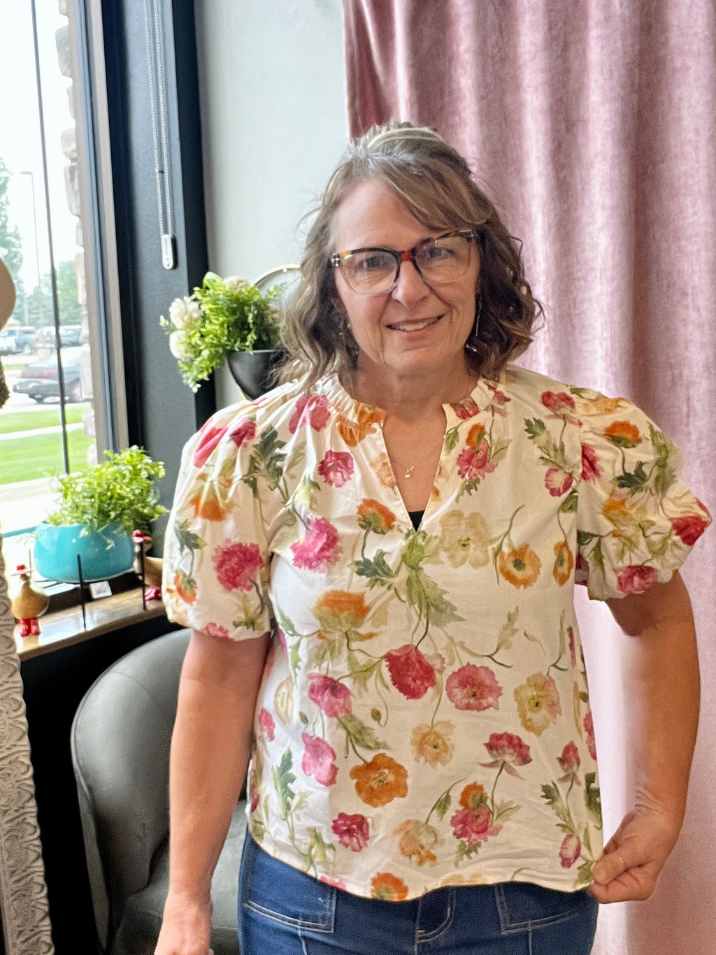 Rosie Floral Top