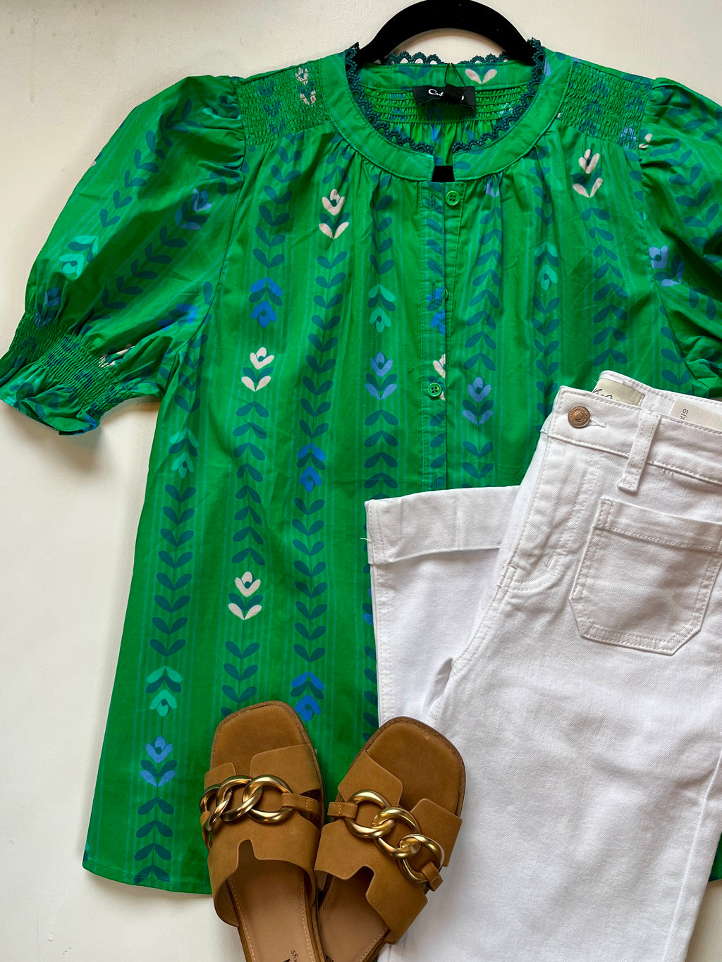 Greta Green Blouse