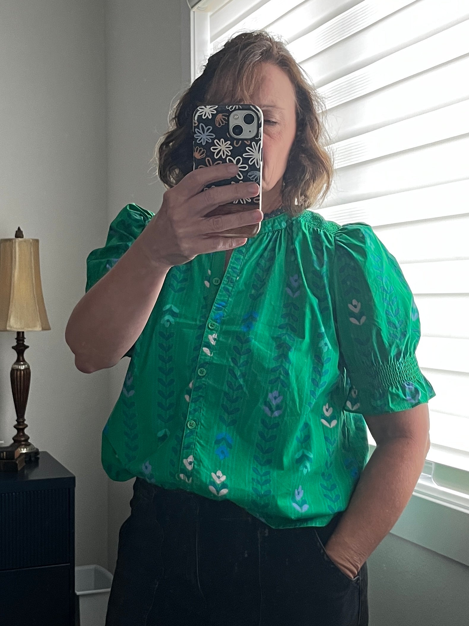 Greta Green Blouse