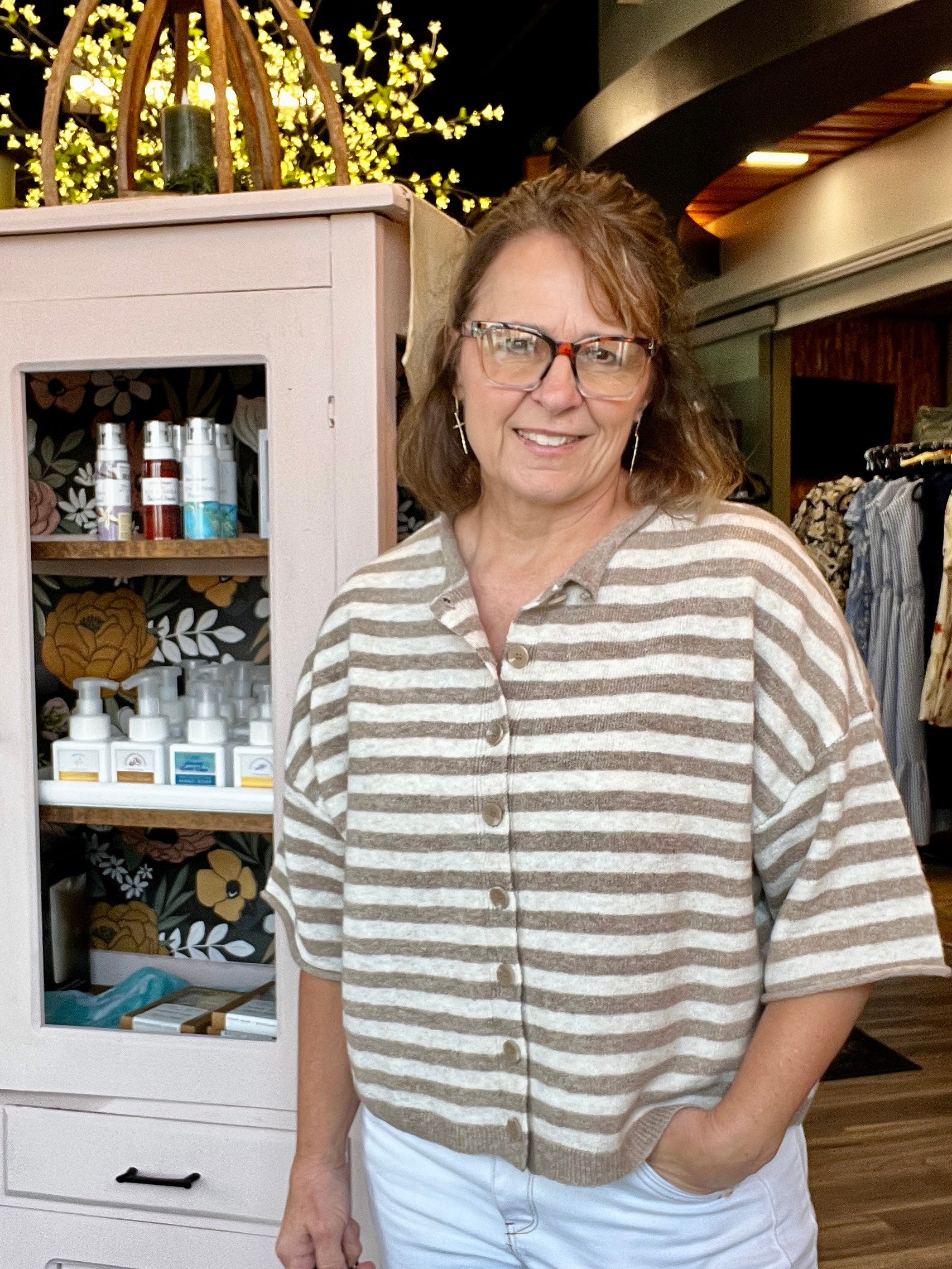 Sonnie Stripe Cardigan