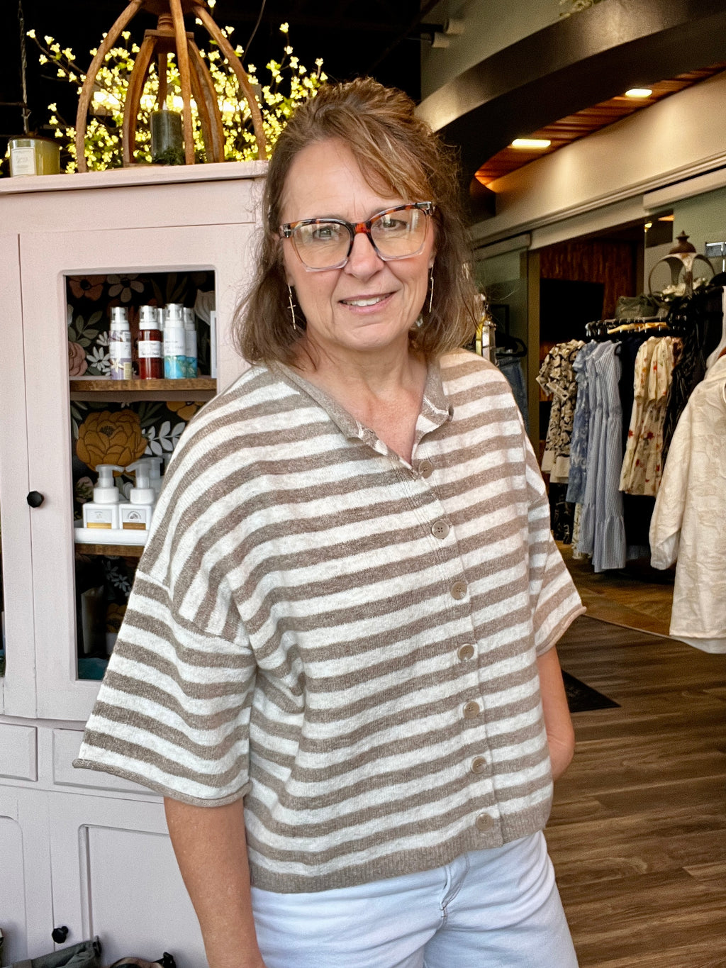 Sonnie Stripe Cardigan
