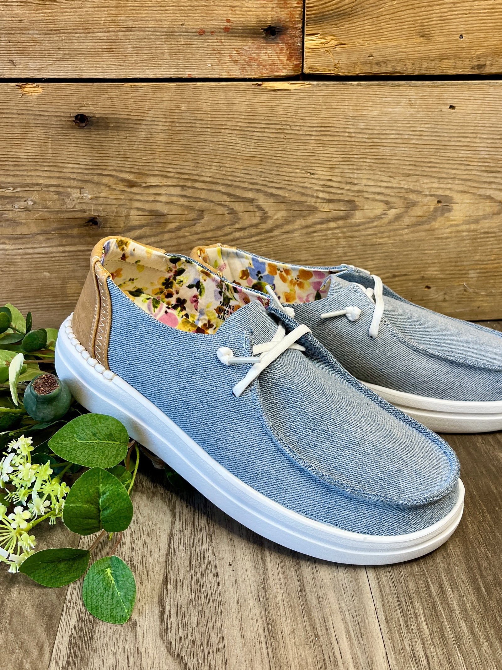 Corky's Kayak in Blue Denim