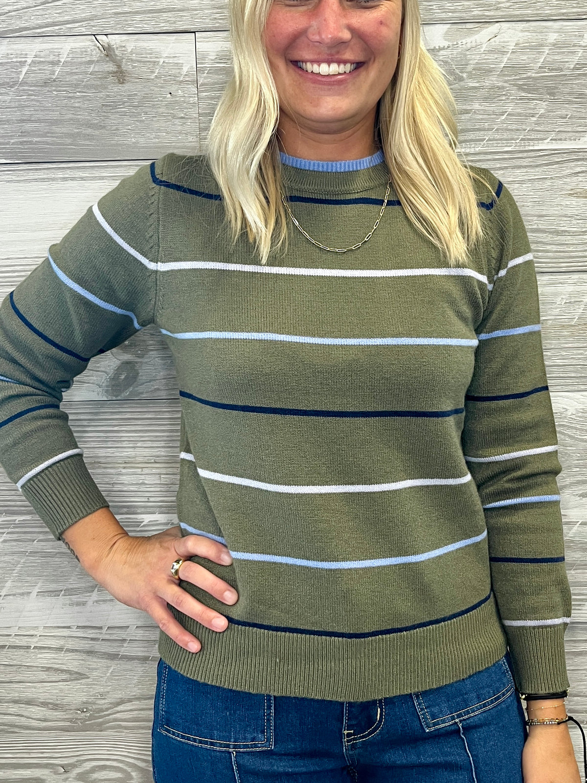 Alessia Stripe Sweater