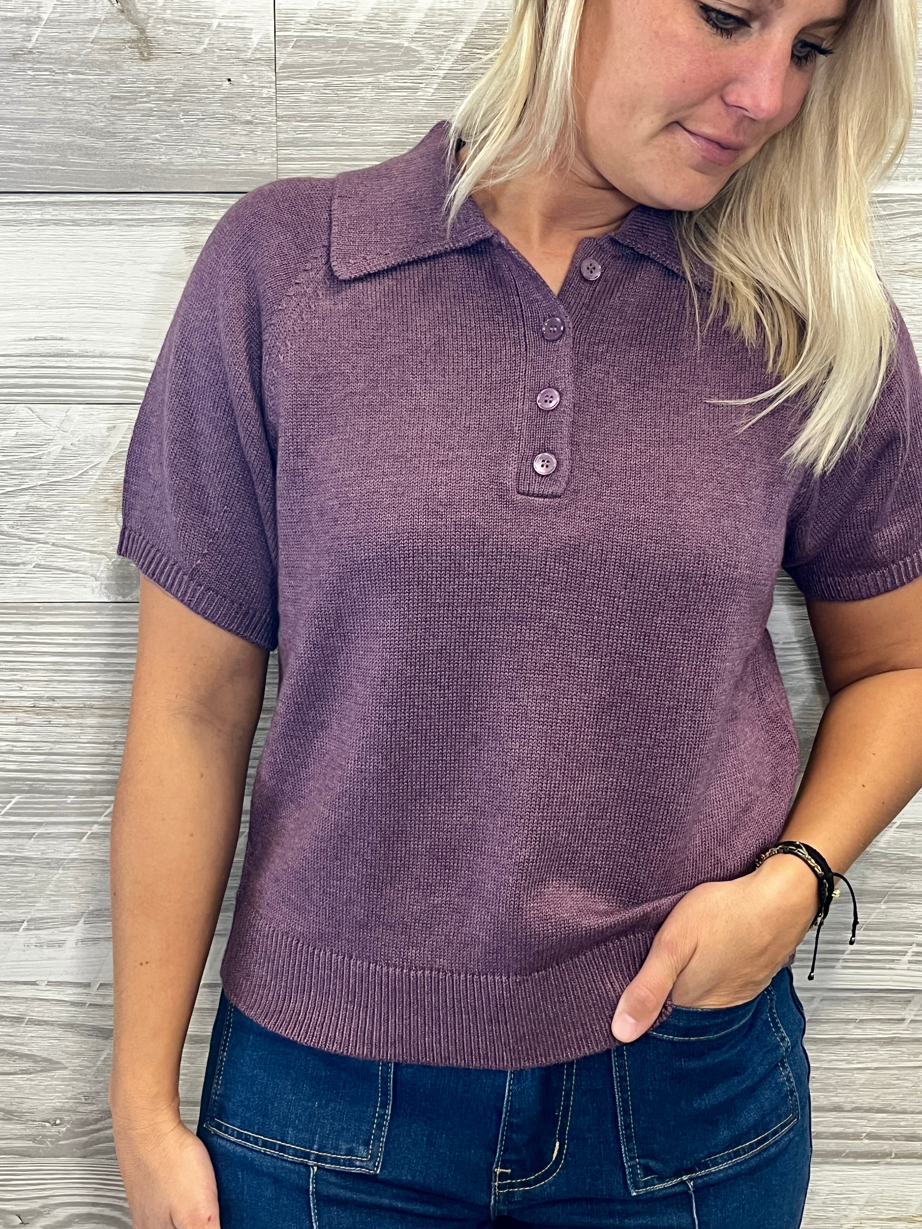 Serena Polo Sweater