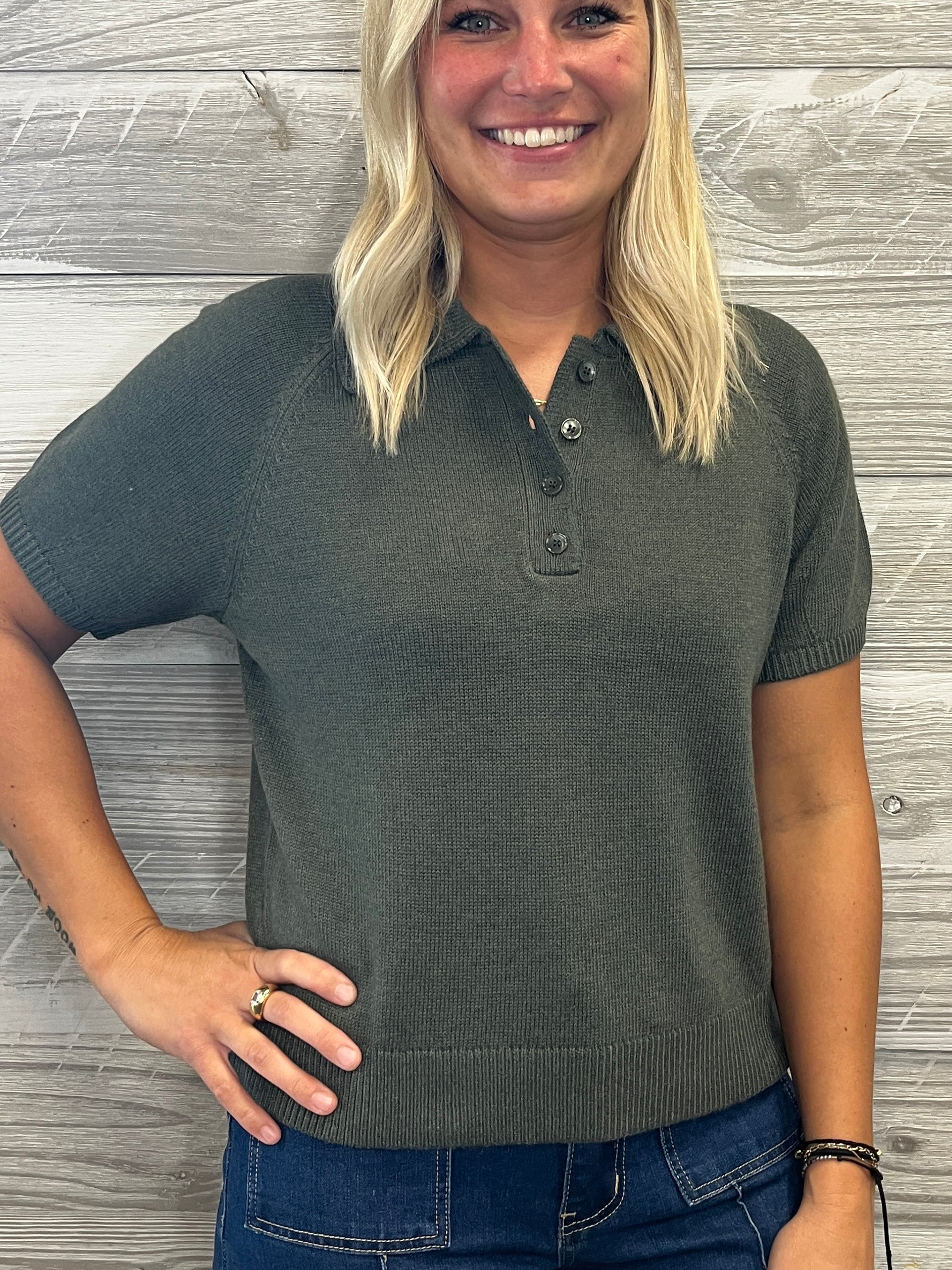 Serena Polo Sweater