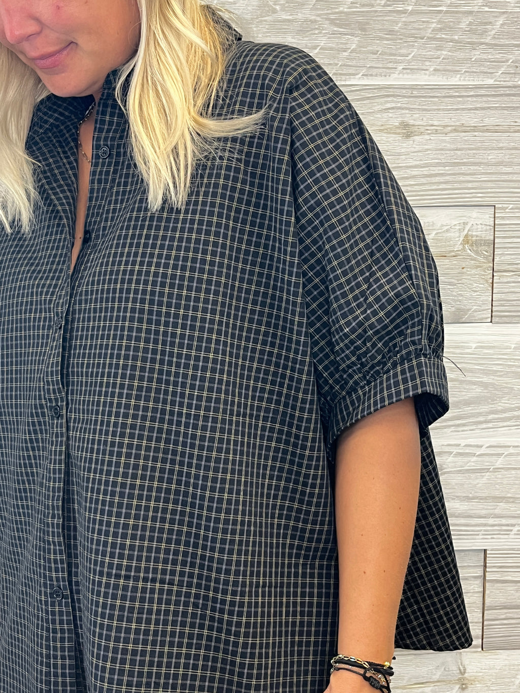 Manny Plaid Top