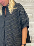 Manny Plaid Top