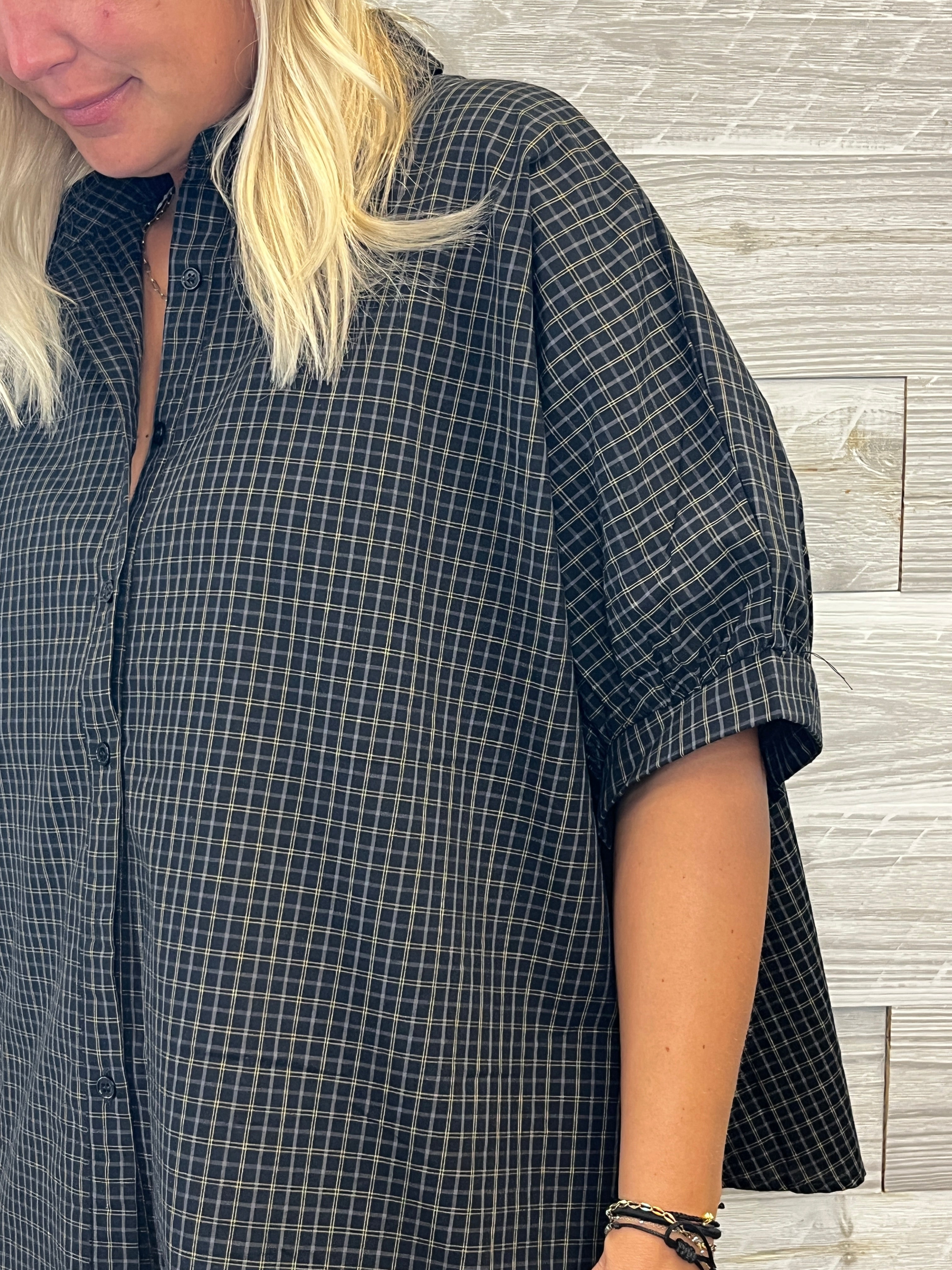 Manny Plaid Top