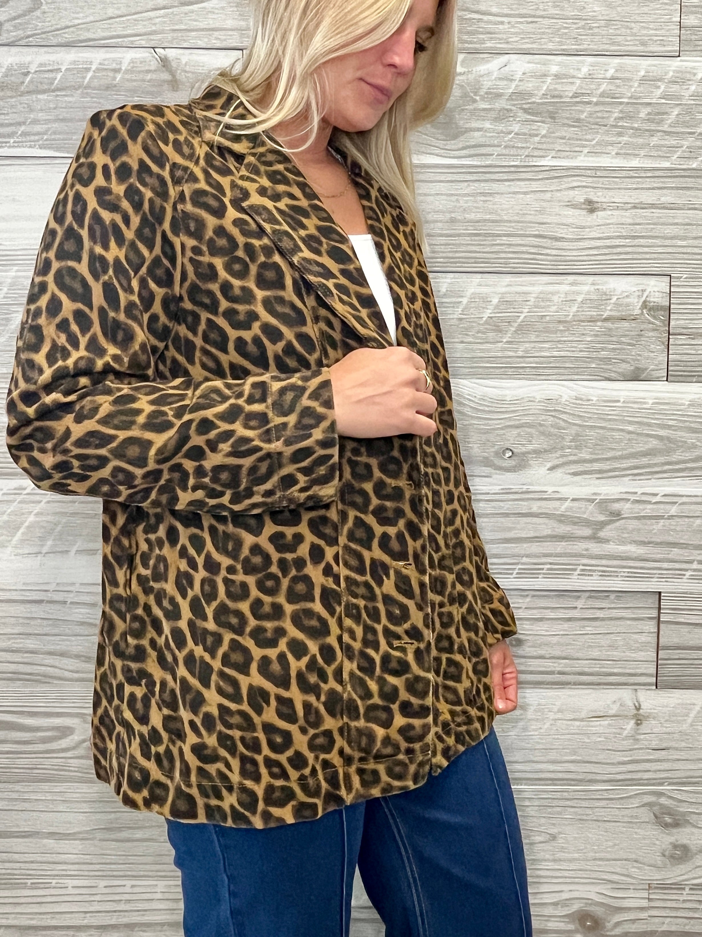 Ronnie Leopard Coat