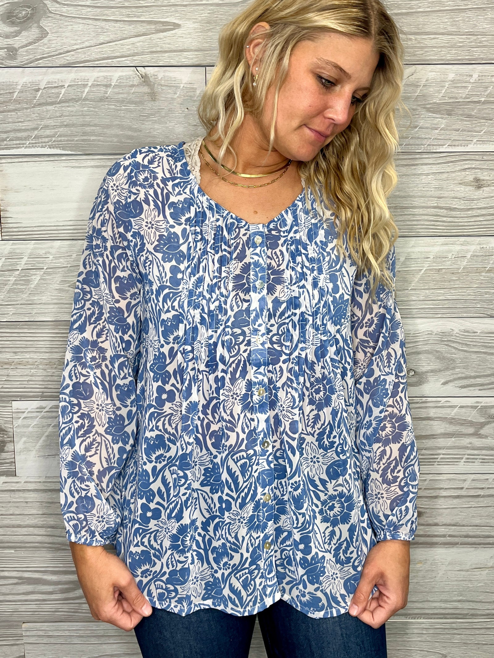 Phoebe Pintuck Blouse